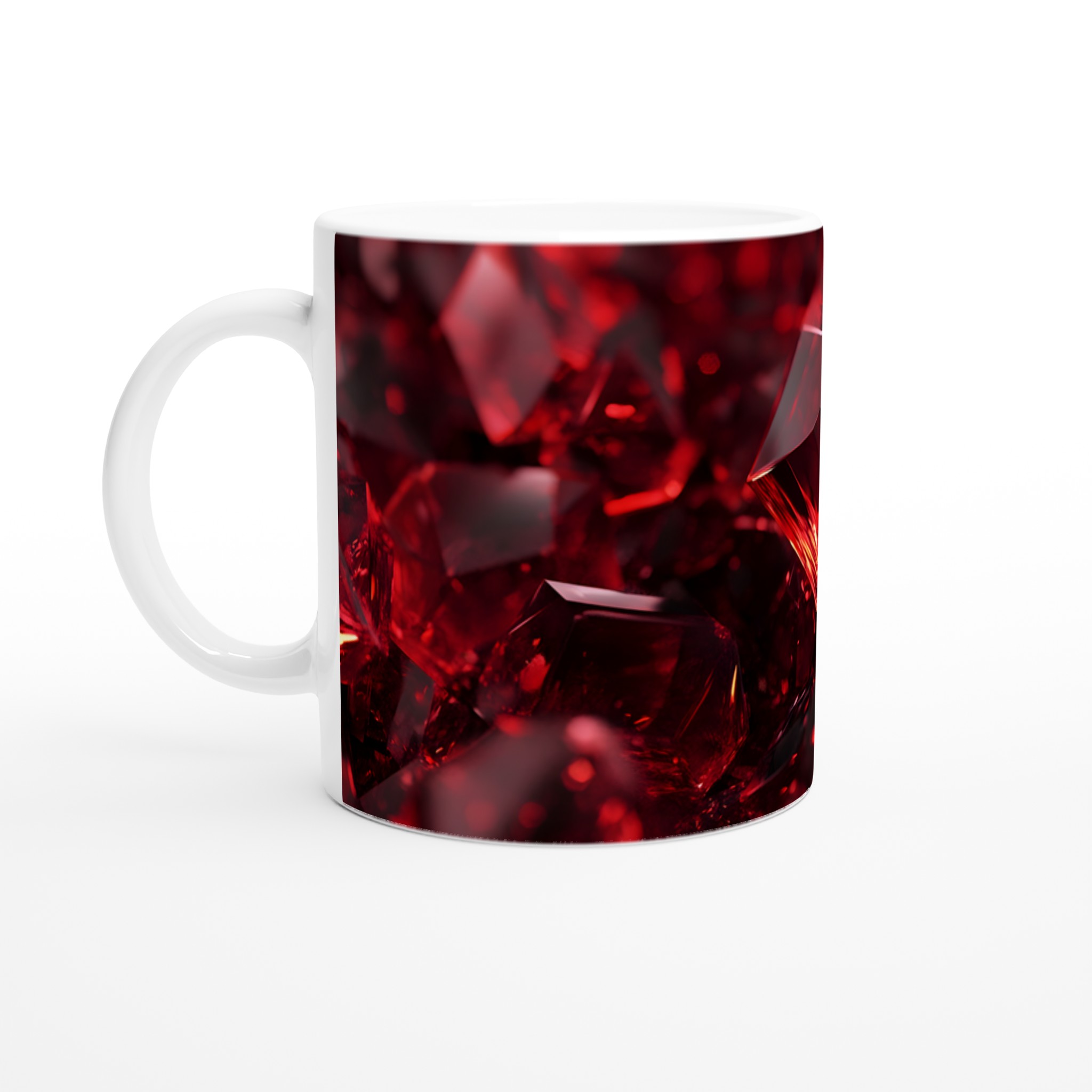 Rubinröd 11oz Keramikmugg – Strålande Diamantdesign i Välj Din Färg! 1 b60b1c93-fdf4-4bc9-a40e-f4f15e9b7ee1