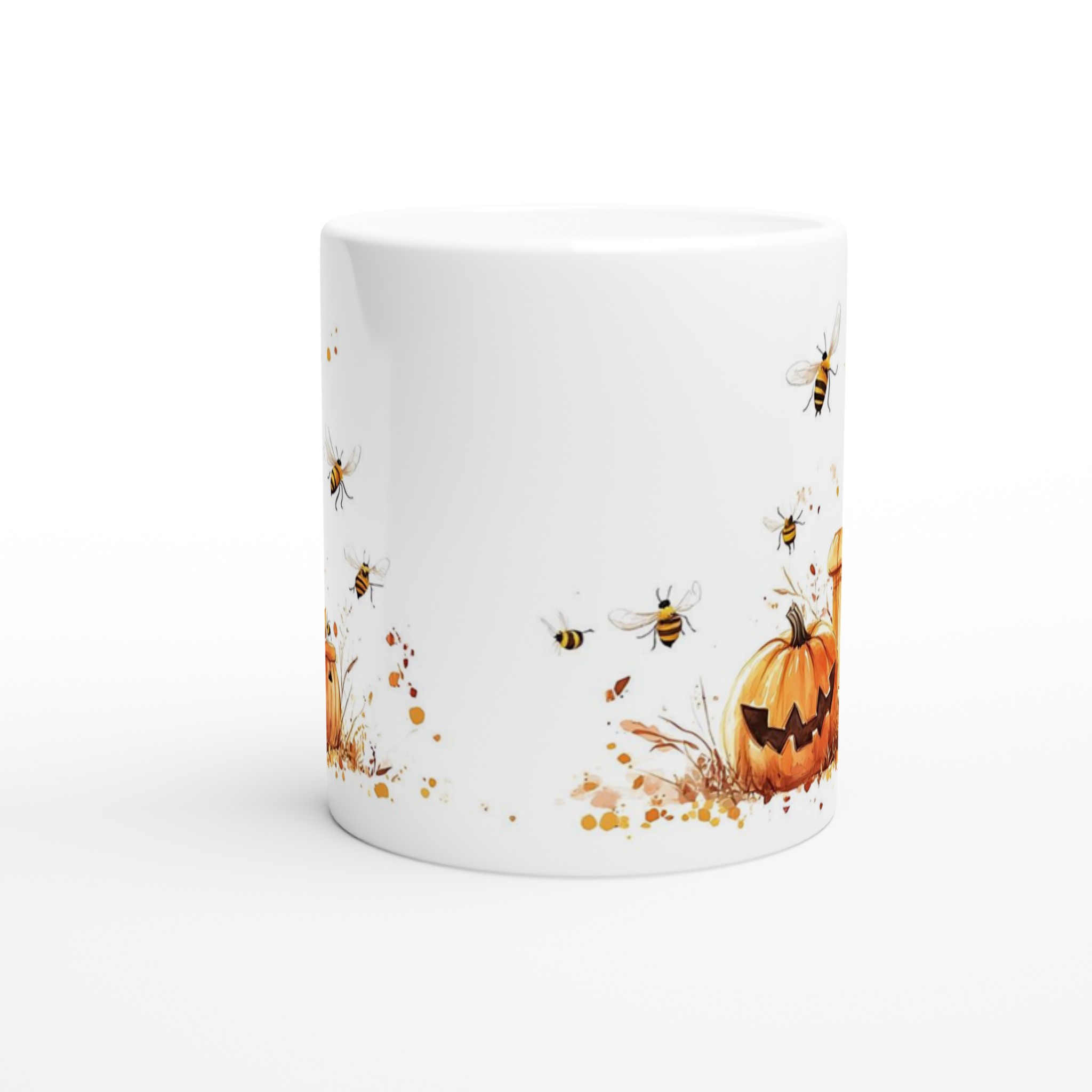 Höstmagi Keramikmugg - Charmig Häxdesign & Bin i Vattnenfärg - 11oz 8 b61e44dc-fb67-4b5c-b41d-5eb55fc079fa