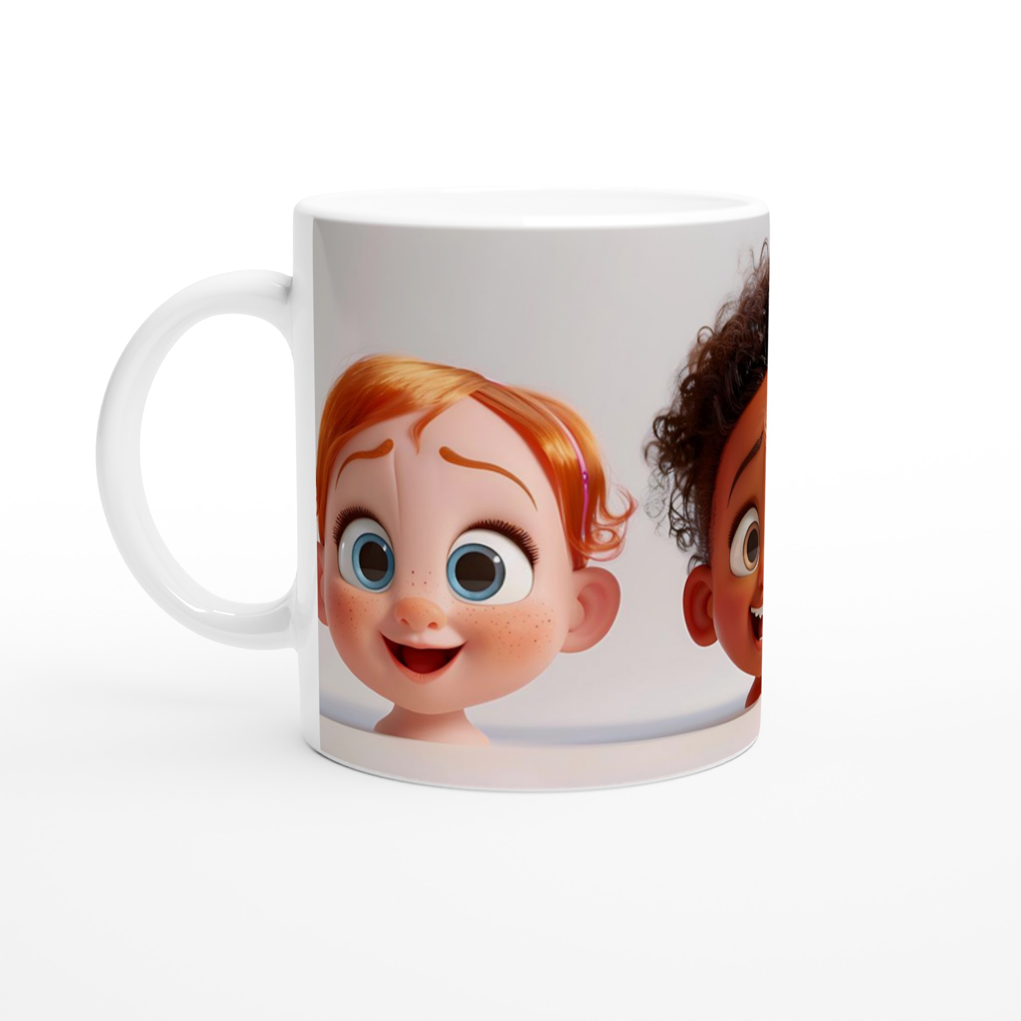Glädjefylld Keramikmugg 11oz – Strålande Barnmotiv i Valfri Färg för Ditt Kaffe! 1 b638f1d9-d592-4368-b7f2-5331b0b99a86