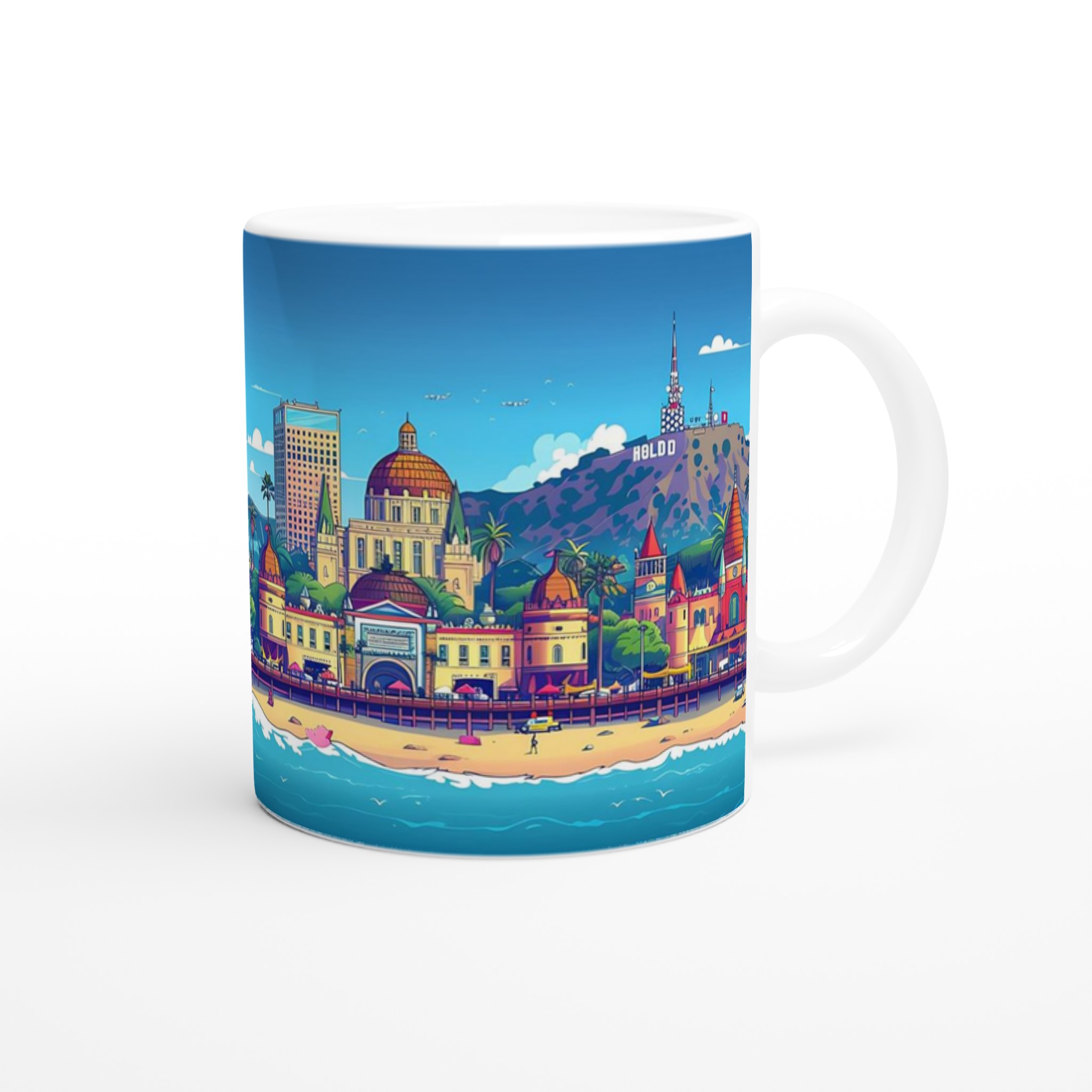 Kuststadens Charm – Färgstark Keramisk Mugg för Kaffe, Te och Soliga Drömmar, Välj din färg! 9 b63d93e6-5faa-46a0-aed2-b584fb237283