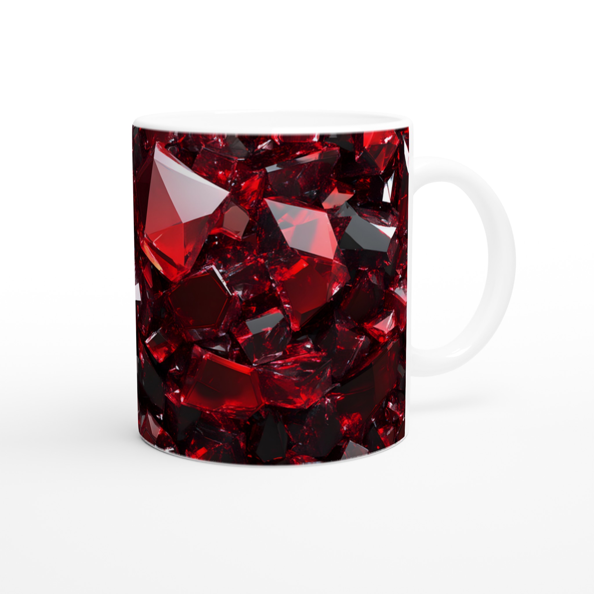 Rubinröd 11oz Keramisk Mugg – Geometrisk Kristall Design i Din Favoritfärg! 9 b656f9fb-37d2-435f-b8ef-2c1d9ecf9c17