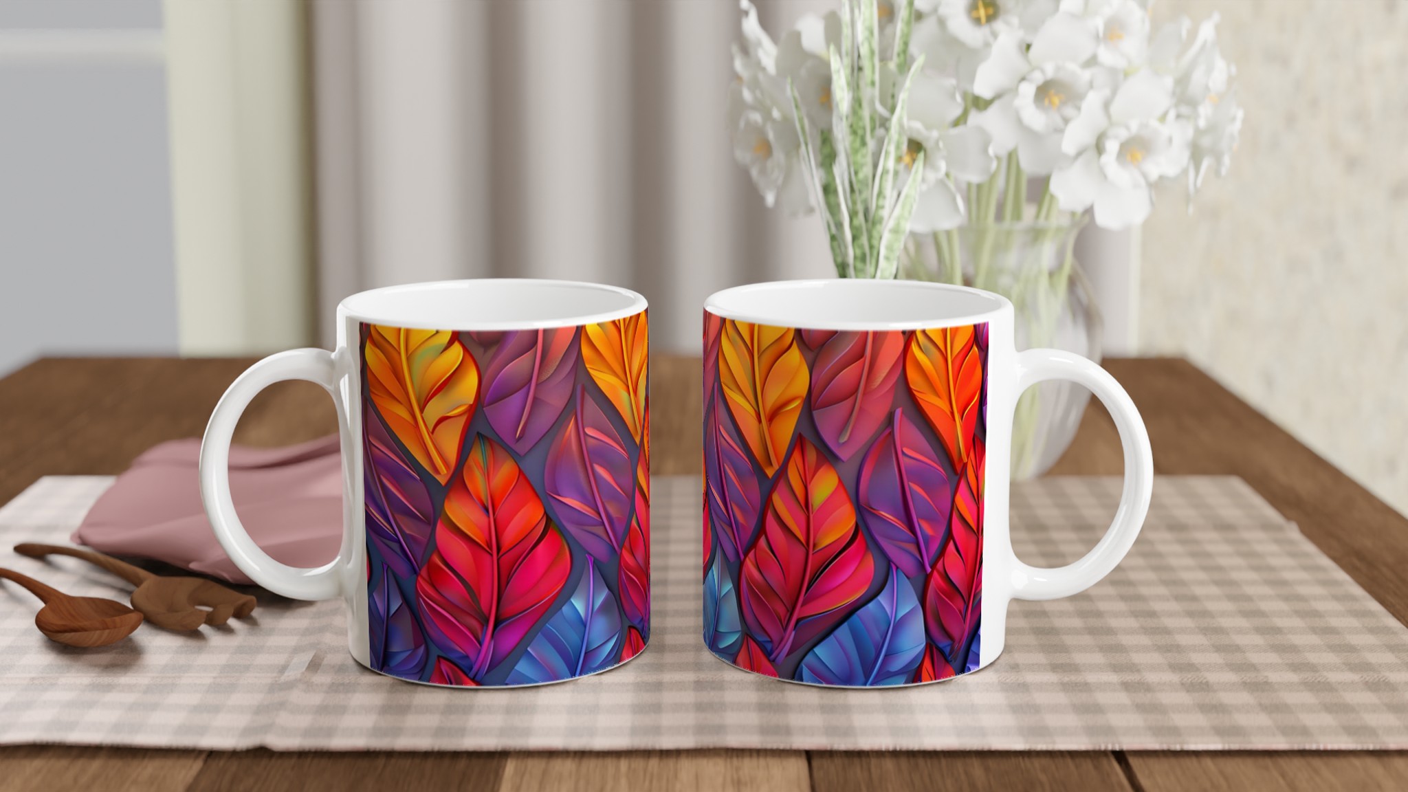 Konstnärlig Keramikmugg: Välj bland 7 Färgstarka Nyanser för ditt Kaffe eller Te (11oz) 10 b668bd23-933c-47ef-b029-61e5ca727c15