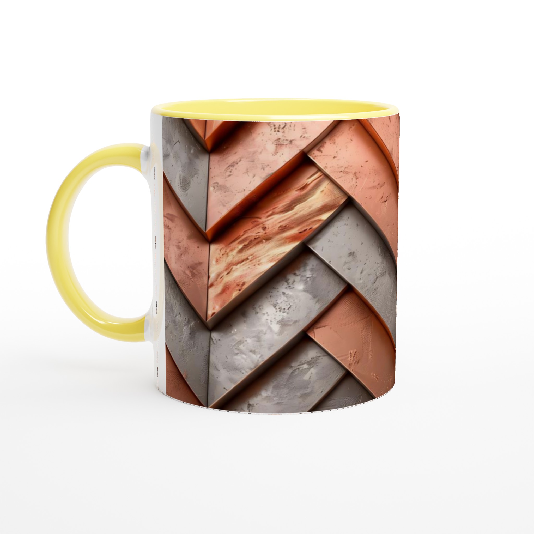 Vit 11oz keramisk mugg med varm jordton och robust textur – välj din favoritfärg för dagligt bruk 4 b66a0e7c-59c1-4c79-a729-fc32df758393