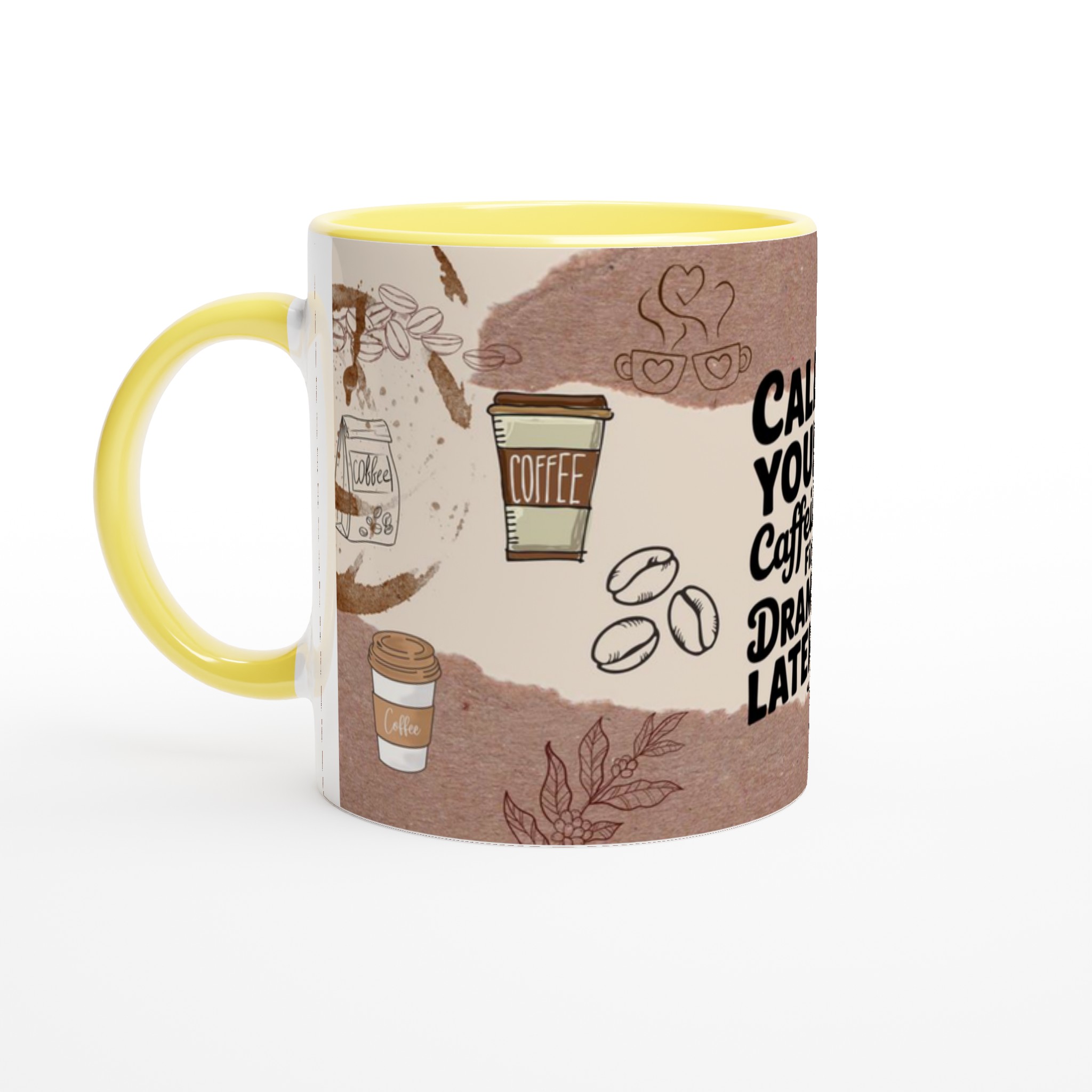 Humoristisk Vit 11oz Keramisk Mugg med Kaffedrama & Kaffeälskartema – Välj din Färg! 3 b6a00134-faa1-4953-8281-8f96ee60fbd8