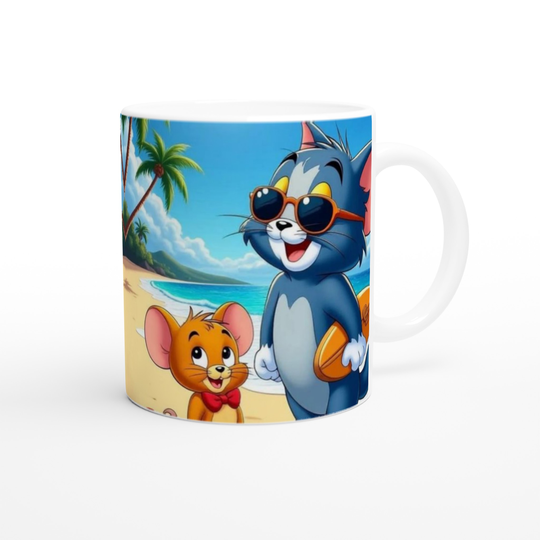 Vit 11oz keramisk mugg med ikoniskt Tom & Jerry motiv – välj bland sju livfulla färger 9 b6d40411-49ff-4dbb-827b-9bb081536ed0