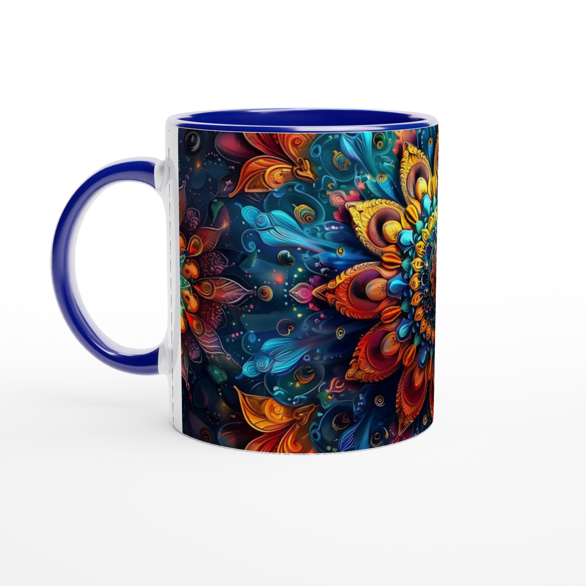 Kosmisk Mandala Keramisk Mugg – Konstnärlig Kaffekopp med Levande Mönster, Välj Din Färg! 2 b711686c-0e4f-4894-817e-4ed3f6301ad3