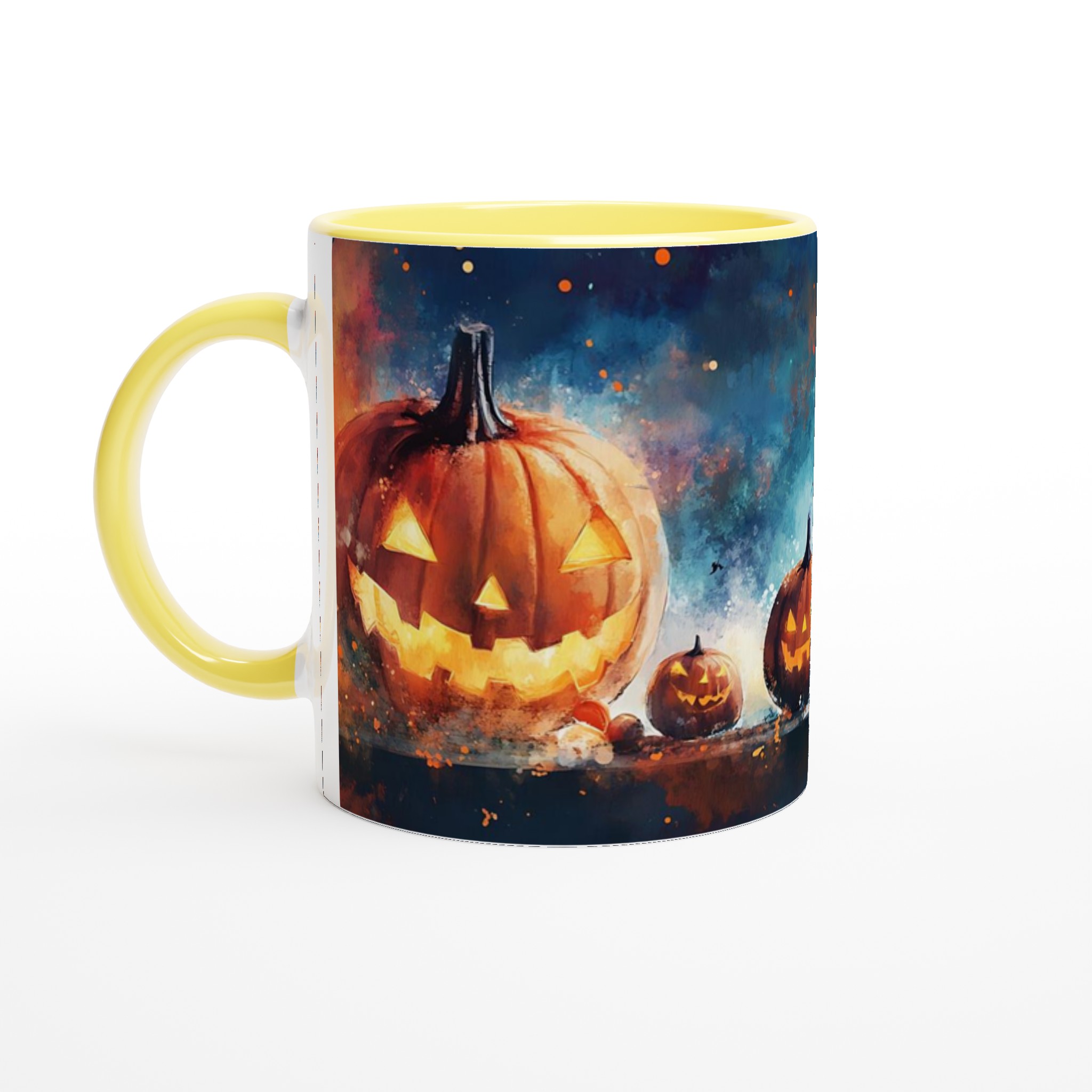 Magical Halloween Night Keramisk Mugg – Drömskt Pumpamotiv med Flicka & Fladdermöss i Flera Färger 3 b718991c-5a23-4a71-b7b3-52fa4d37dc7e