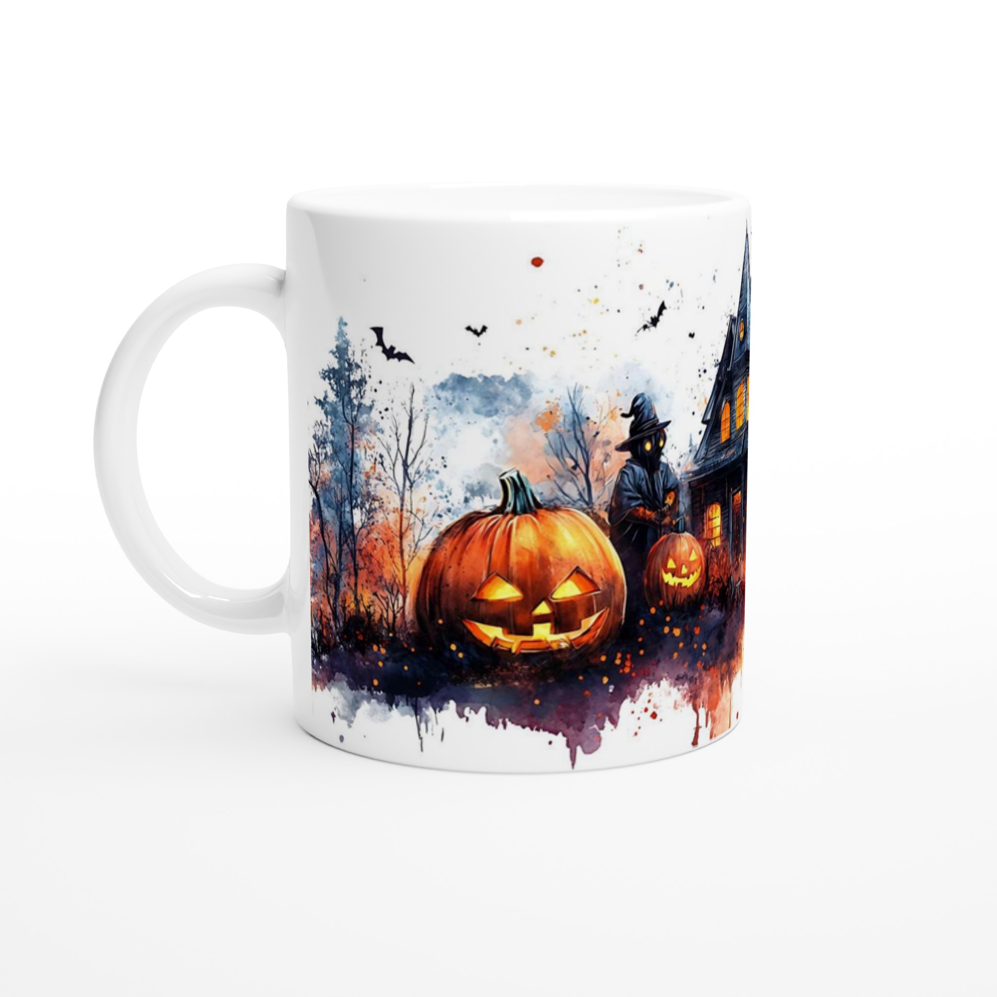 Spooky Halloween Jack-O'-Lantern Keramikmugg – Perfekt för Höstmys i Valfri Färg! 1 b751e8d6-6801-4a6f-884d-971254d02ba7
