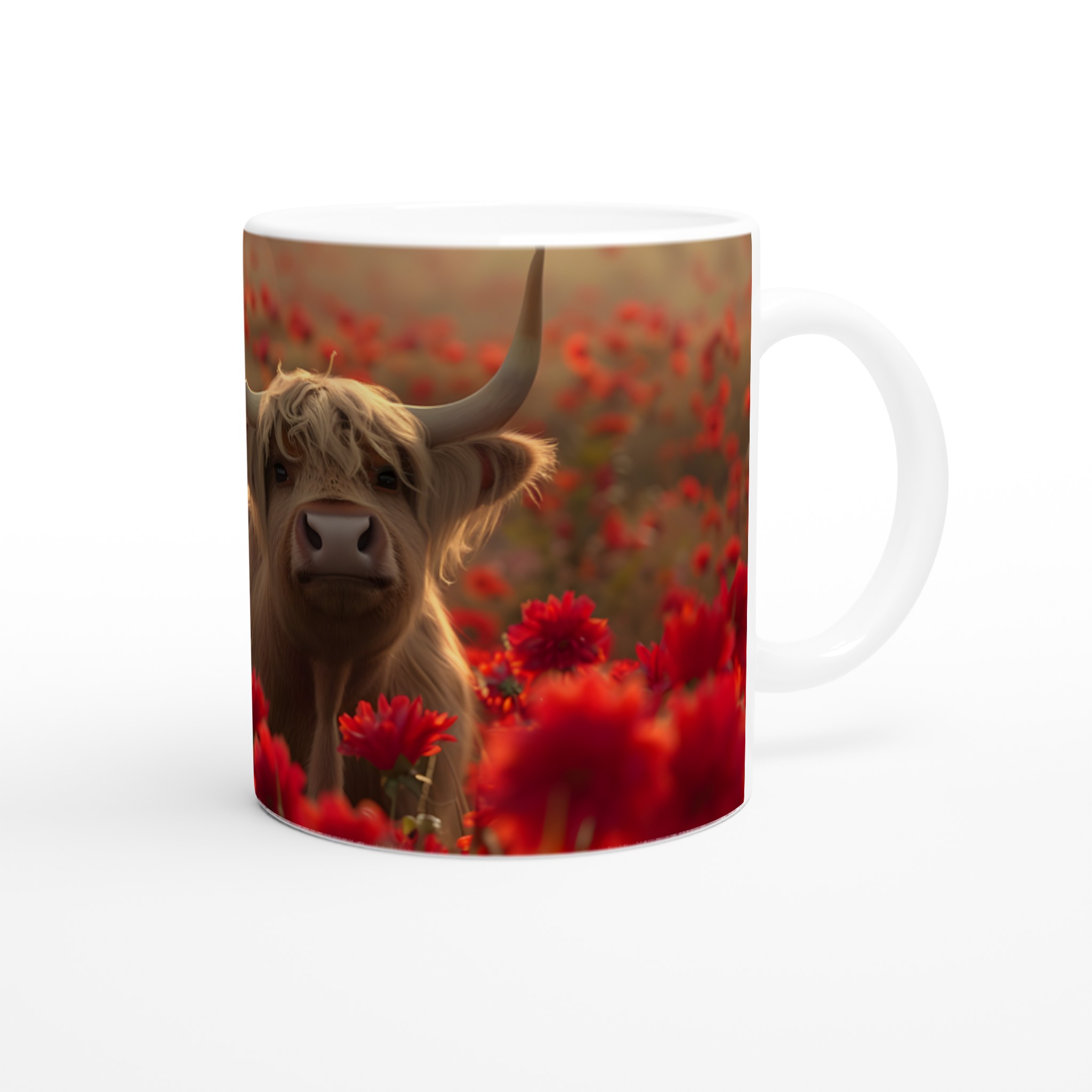 Highland Ko ”Moomoo” Keramisk Mugg – Bedårande Design & Valfri Färg! 9 b76c5908-10c6-4407-bf80-df7b275cae40