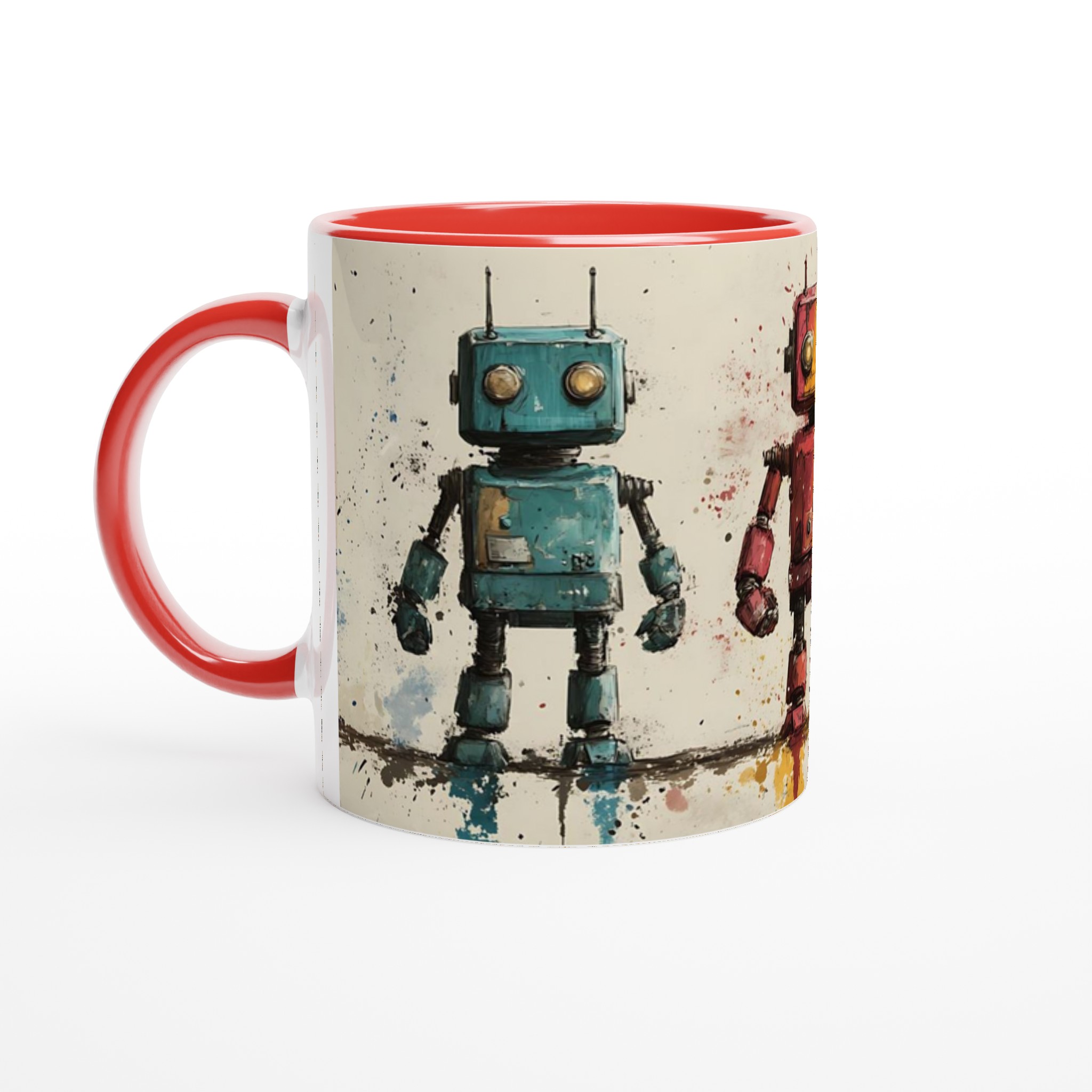 Retro Robot Art 11oz Keramikmugg – Din unika mugg i valfri färg 5 b78e2ffa-fd08-44ab-829b-bfec09ee5f67