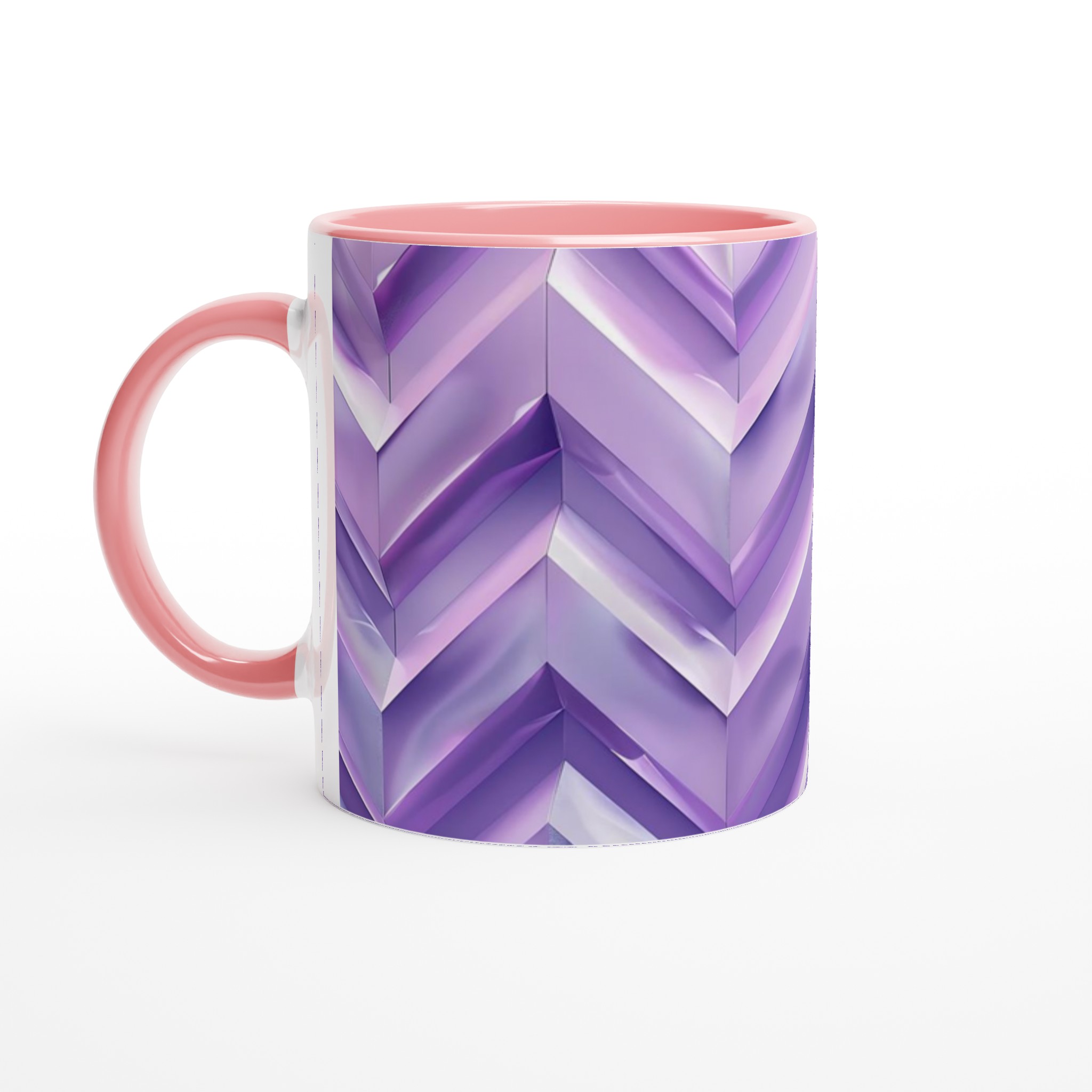 Abstrakt Lila Chevron 11oz Keramisk Mugg – Elegans i Varje Klunk 6 b7a18c5b-925e-4e49-89a8-b2206fc342b6