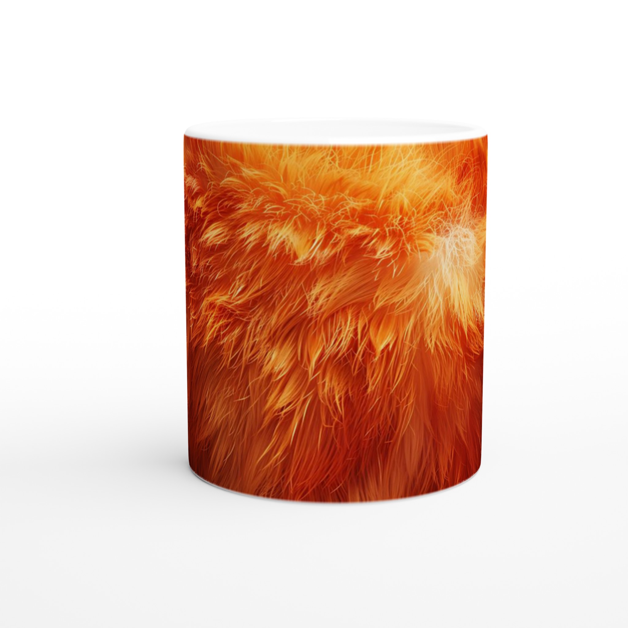 Vit 11oz Keramisk Mugg med Eldig Orange-Hårig Textur – Välj Din Personliga Färg 8 b7bb1e3a-5b84-4a65-8d8f-75b4604deb4c