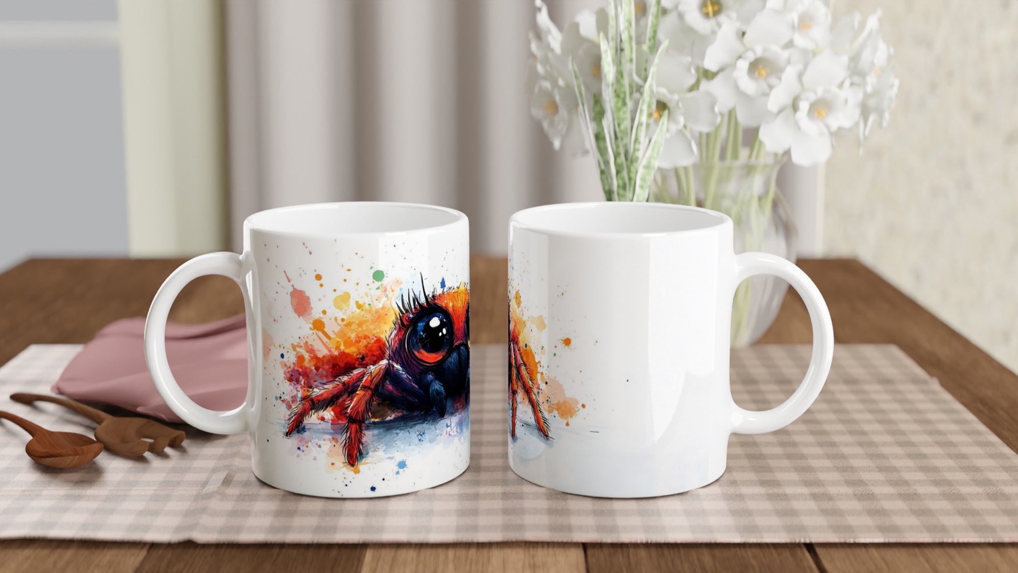 Söt akvarell spindelmugg - Levande, Lekfull Design med Stora Ögon. Välj din favoritfärg! 10 b7c78599-01a7-4115-927c-f4d97bf86561