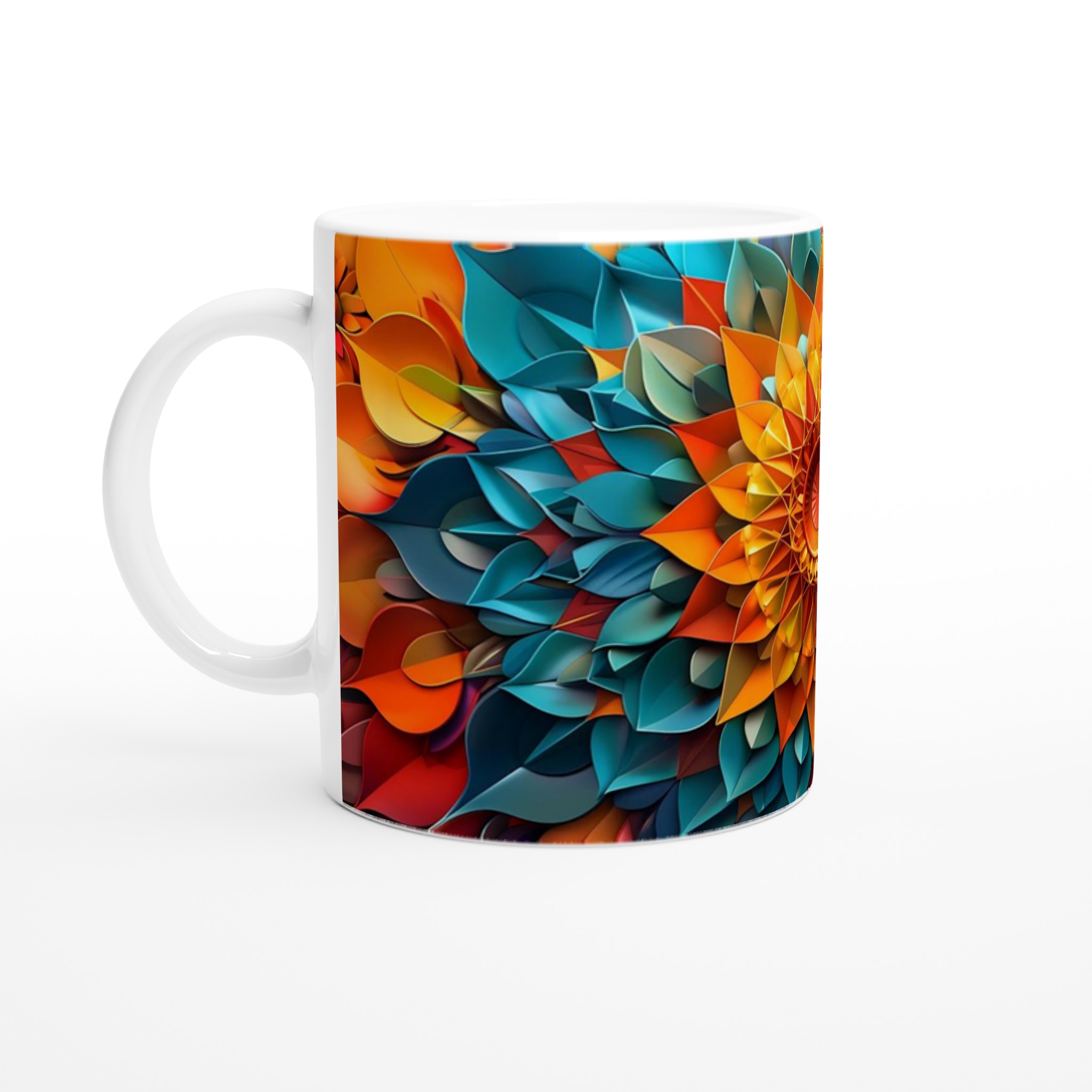 Abstrakt Mandala Keramikmugg - 11oz, Välj mellan 7 levande färger för din favoritmugg! 1 b7cef2bf-81ac-4e7c-9386-5b18994baff9