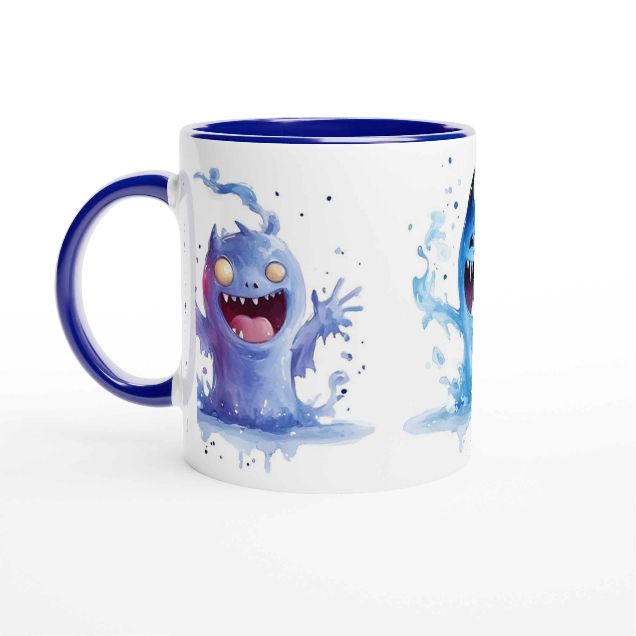 Lekfulla Monster Mugg – Färgglad Akvarell Charm för Kaffe och Te i Flera Nyanser 2 b81c10d9-f3e1-40e5-b605-4a077982d663
