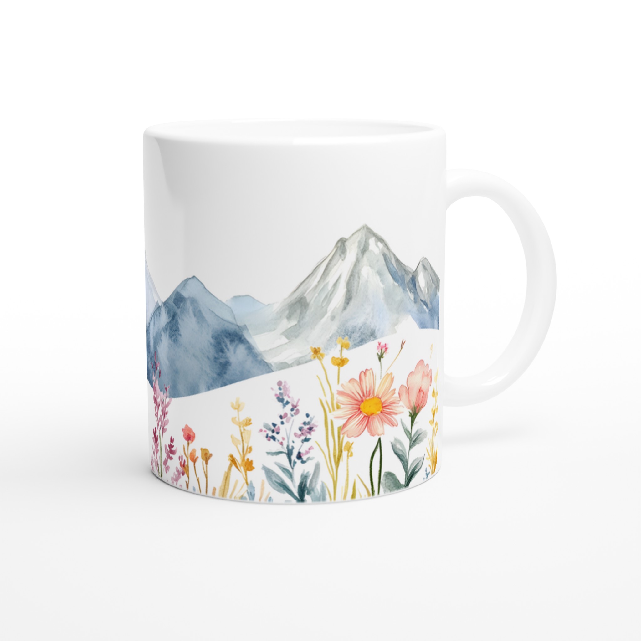 Akvarell Berg & Vildblommor Keramikmugg – Din 11oz Favorit i Flera Färger! 9 b835aecb-4f20-41ab-9ac5-98c1fb0b2142