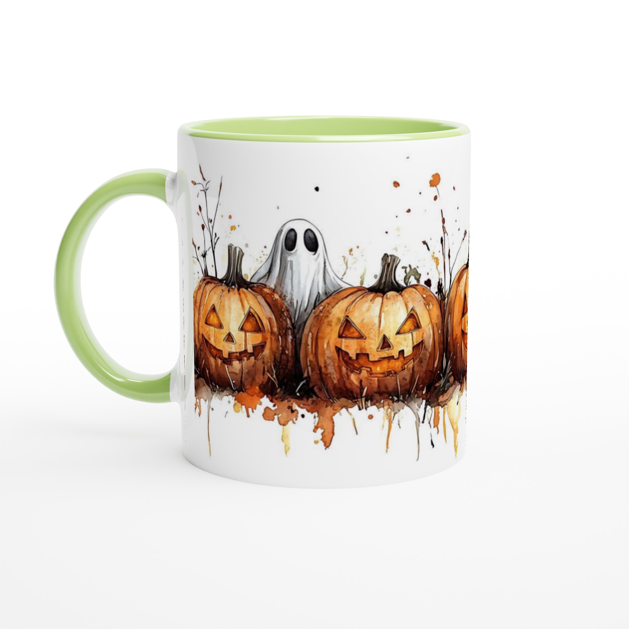 Bus eller Godis! Halloweenpumpa & Spöke - 11oz Keramisk Mugg 7 b85aab8a-cefa-4a7f-b2de-1207b2086bd0