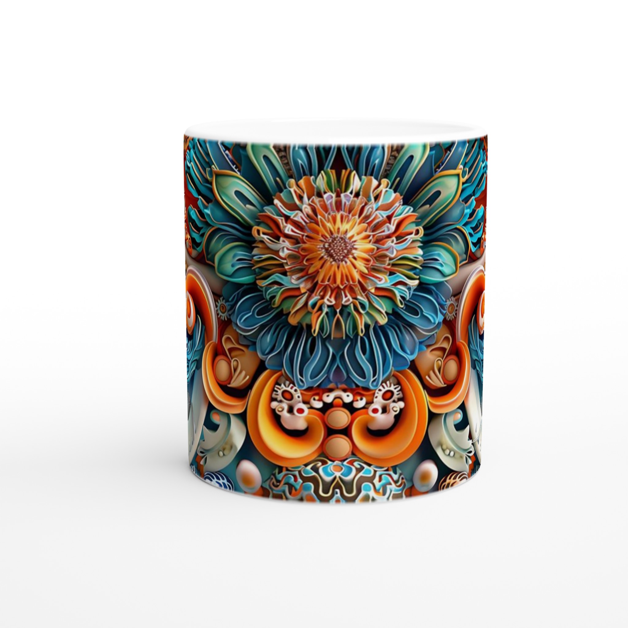 Abstrakt Mandala 11oz Keramikmugg – Livliga Färger för Din Kaffestund 8 b8658c7f-433b-4635-8489-7c91cb7fa941