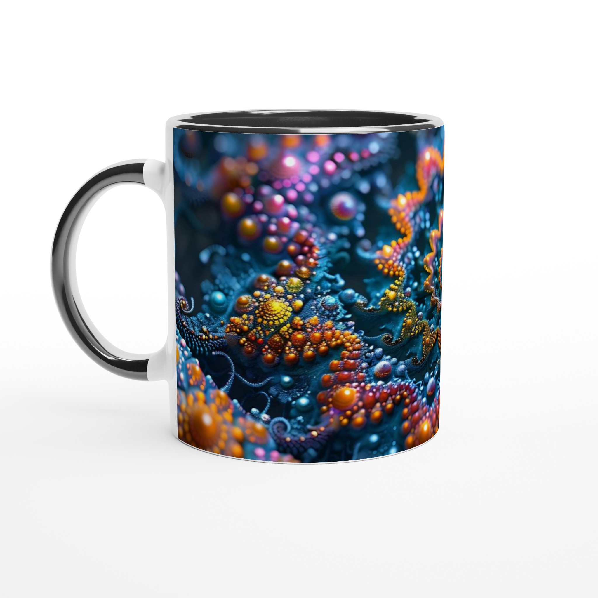Kosmisk Fraktal Mugg - Färgexplosion för Din Kaffeupplevelse, Välj bland Sju Levande Nyanser! 4 b8a33aca-e495-4f36-9c0f-f28835a057a4