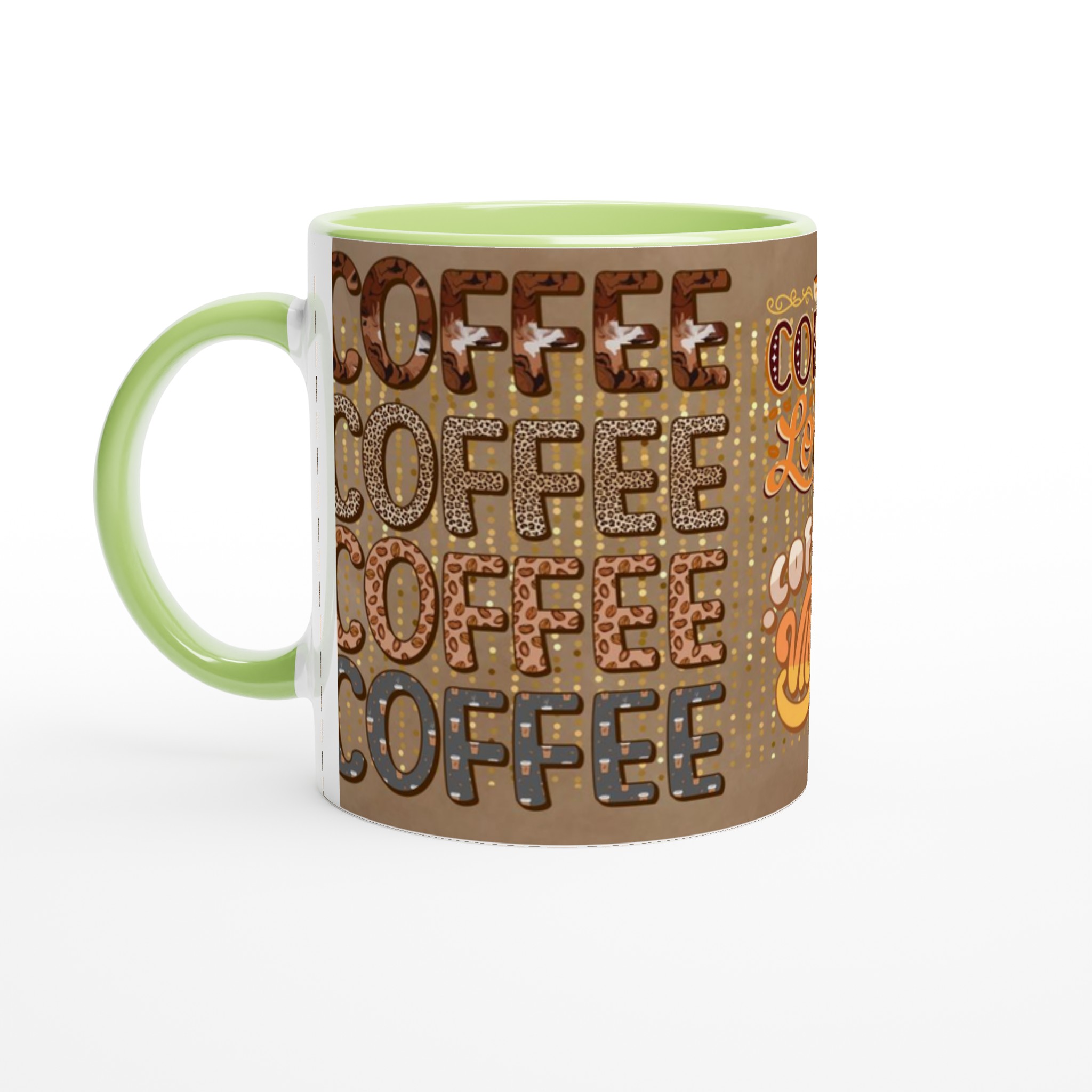Vit 11oz keramisk mugg med unika kaffe- och djurmönster – välj din favoritfärg bland sju livfulla keramiska nyanser 7 b8a34296-1c15-4ded-a210-d404bef60afa