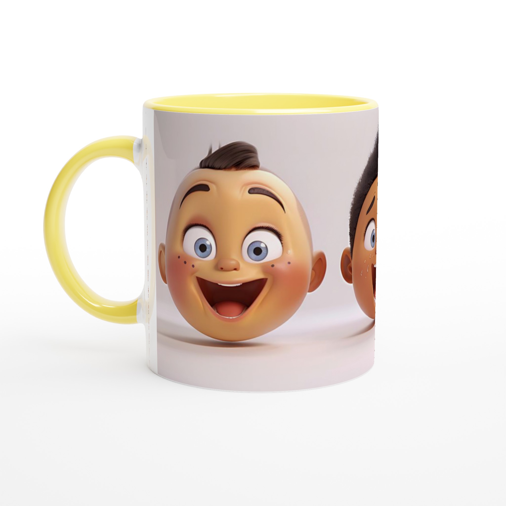 Glad Baby Ansikte Keramisk Mugg – Personlig Kaffemugg med Sött Tryck i Valfri Färg 3 b94002af-288e-4403-886c-97fbca0907bd