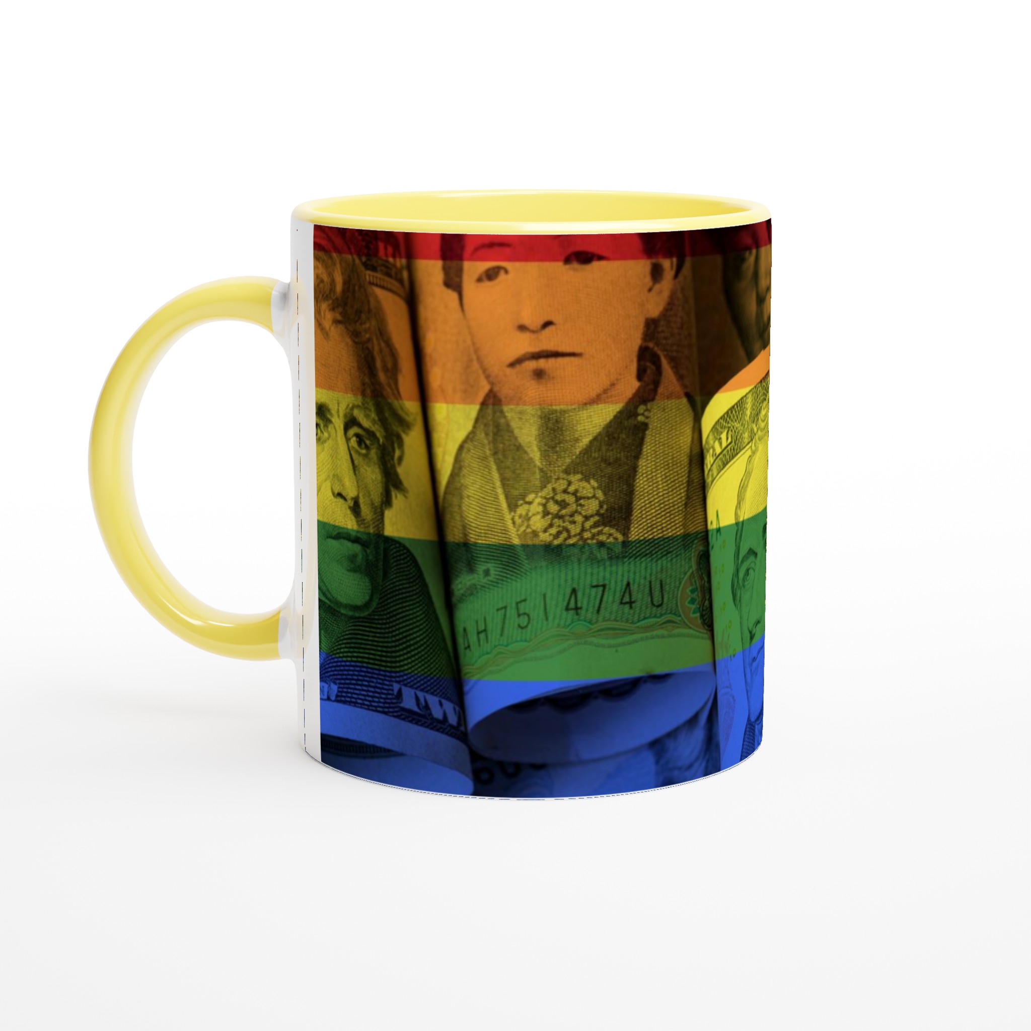 Vit 11oz keramisk mugg i klassiskt vitt – välj din favoritfärg för personlig stil 3 b95437b2-6309-438d-9416-ec6f8916323a