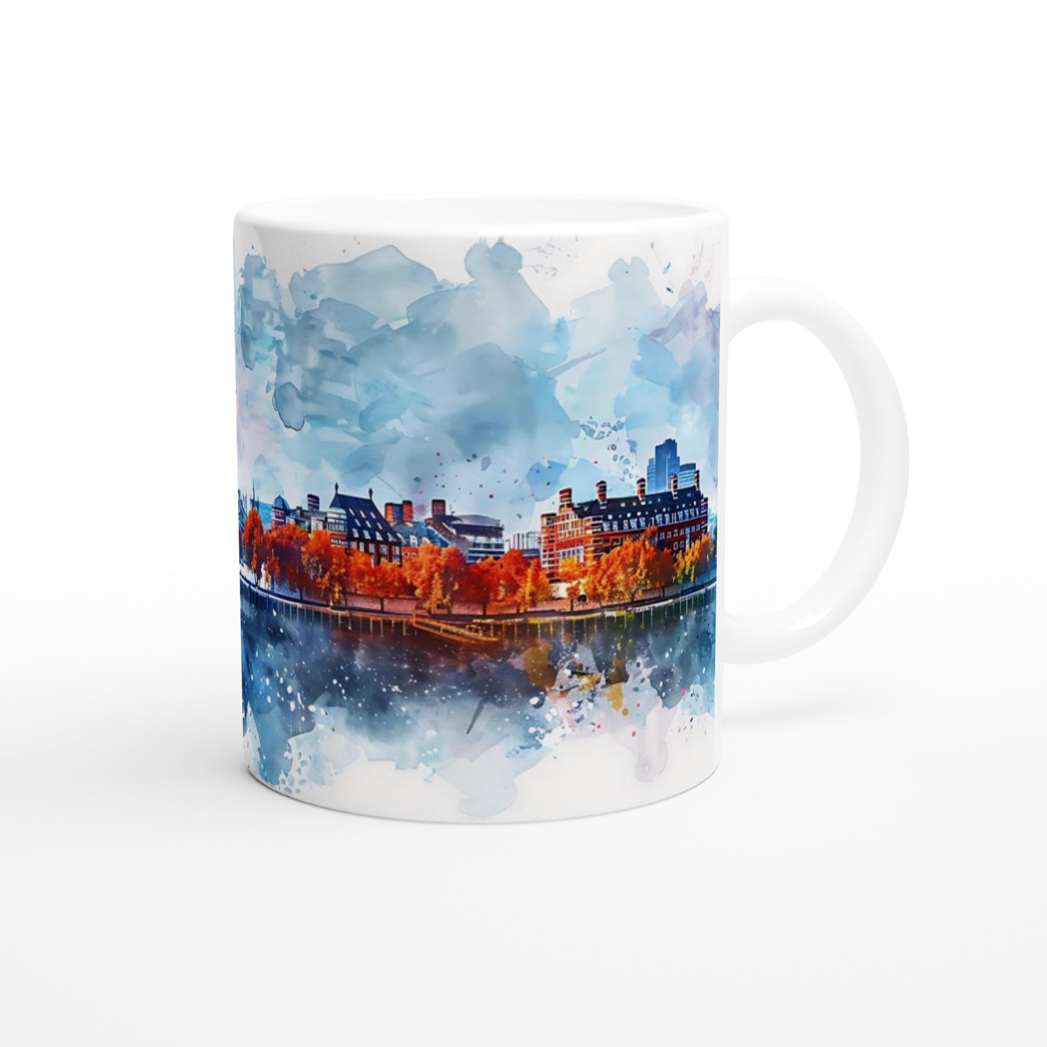 London Watercolor Skyline Mugg – Upplev stadens magi i varje klunk, välj din favoritfärg! 9 b9815c9a-dfb1-446b-b960-7d246019e55b