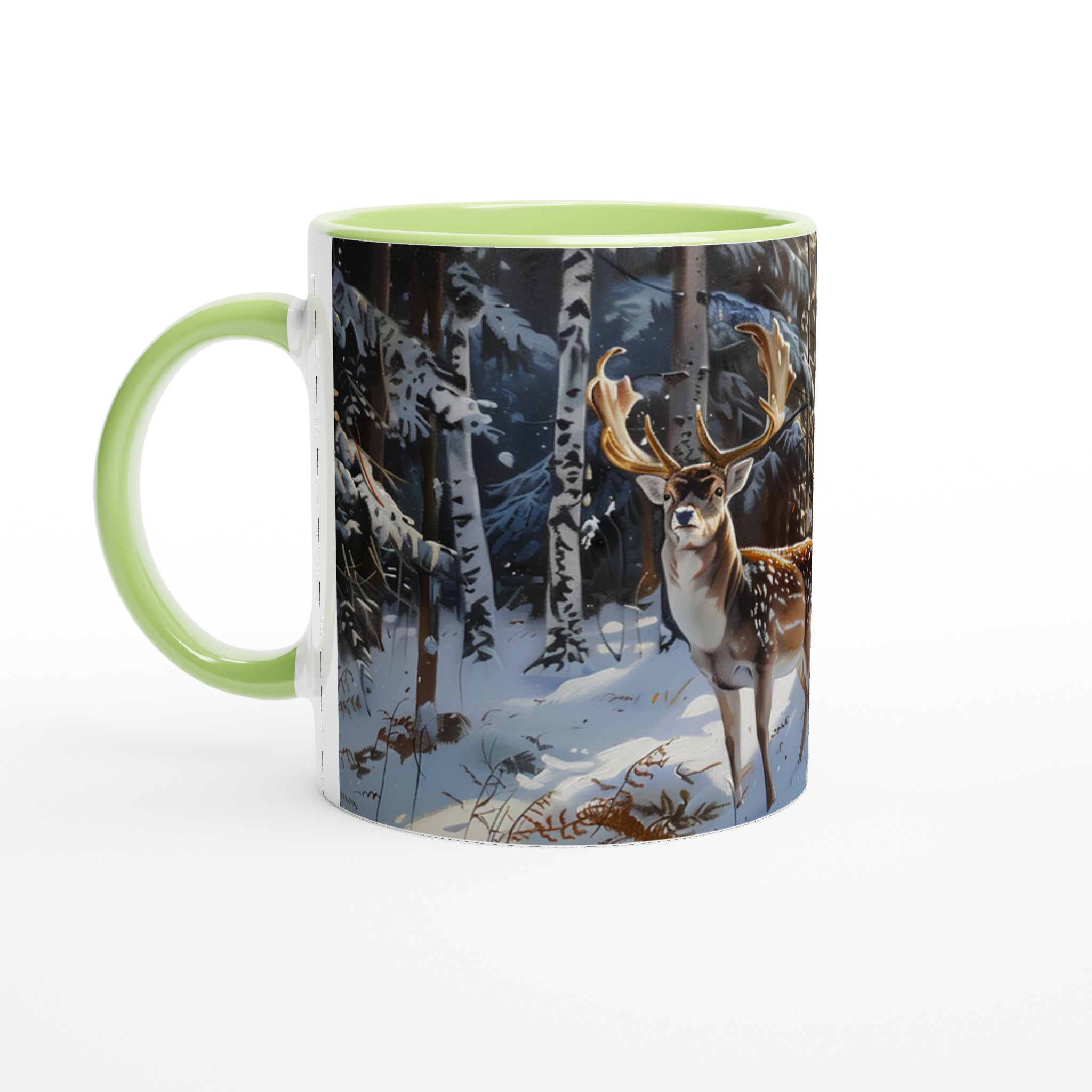 Vinterhjort i Snölandskap 11oz Keramikmugg – Din Favorit för Varma Drycker 7 b99d3198-16e5-476a-91f0-4109d3f81c09