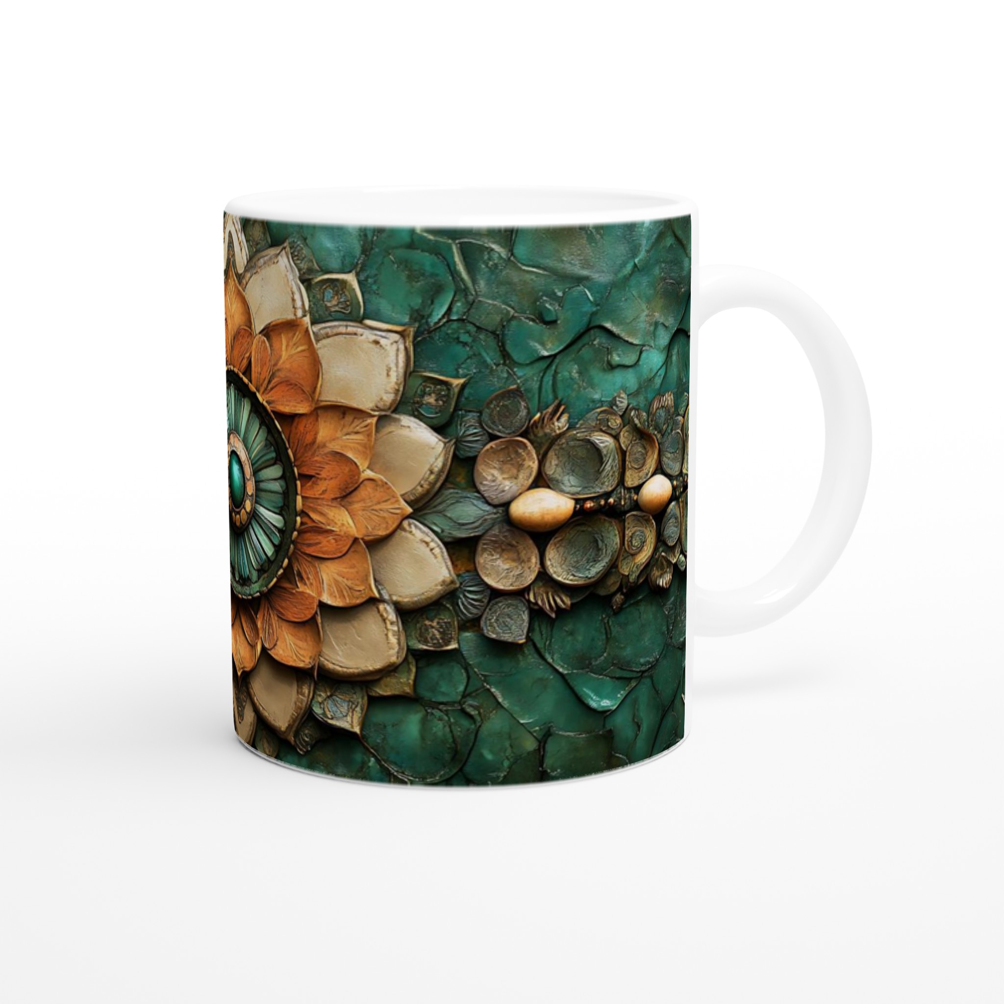 Koppar & Turkos Mandala Mugg - Välj din färg! 9 b9afb0f0-c50e-4548-9aa9-e5ad1fe6d967