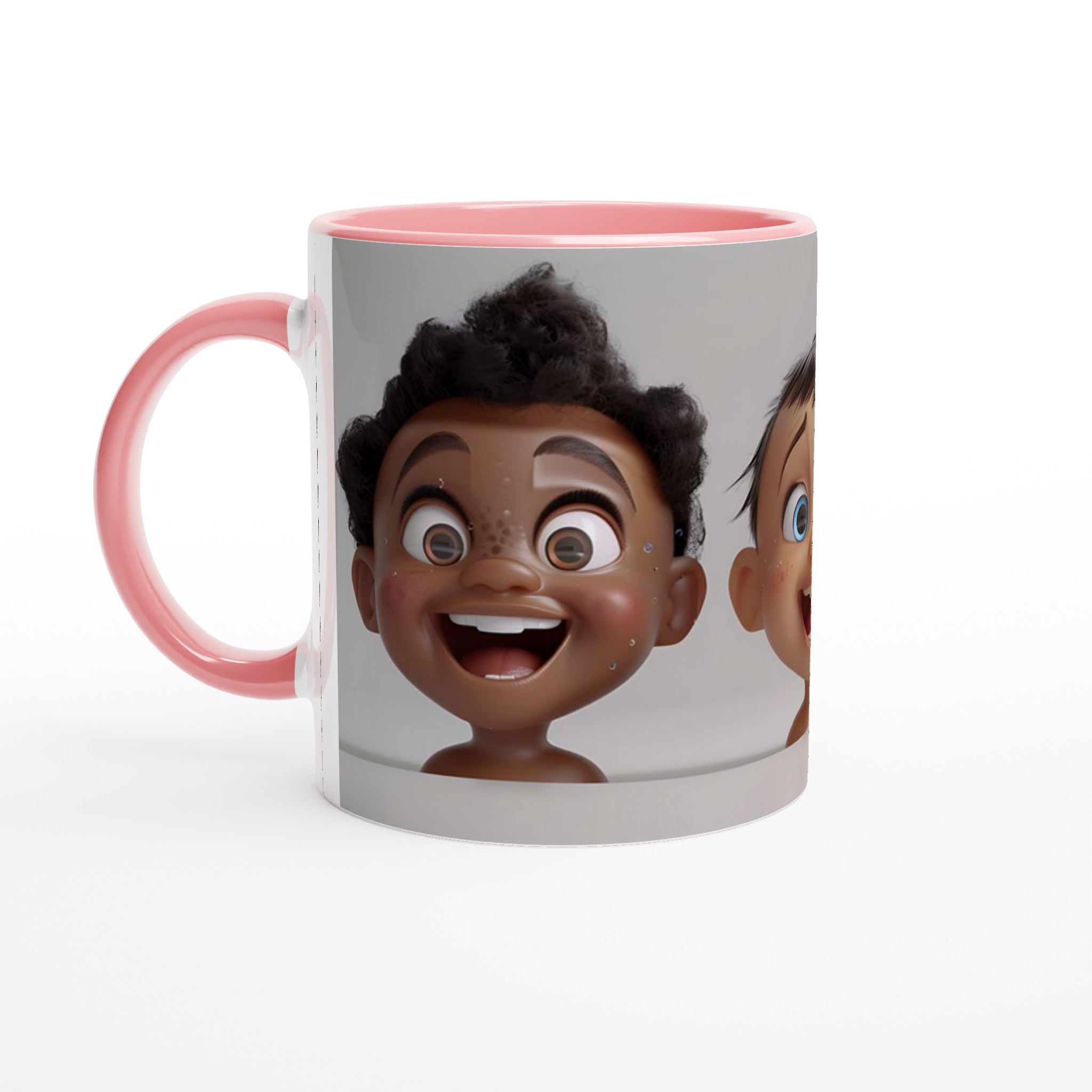 Glada Barn Ansikten 11oz Keramisk Mugg – Lys Upp Din Dag med Roliga Motiv & Färgglada Val! 6 b9c134bb-3a19-416c-9919-0eba64a4ac71
