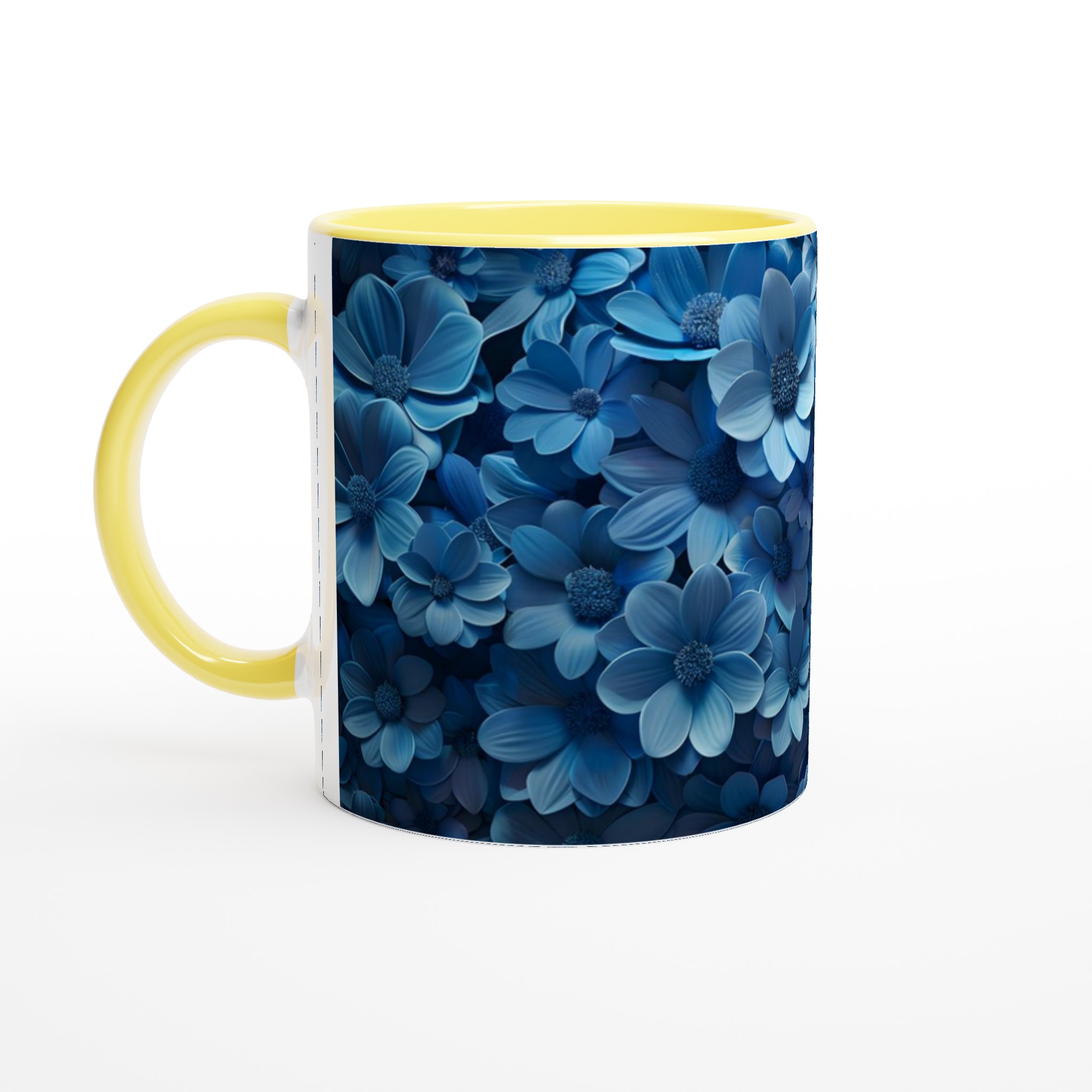Blå Blomsterdröm 11oz Keramisk Mugg – Personlig Design i Livfulla Färger 3 b9dc1ac9-c411-4b8d-889d-c5ef309dcfd2