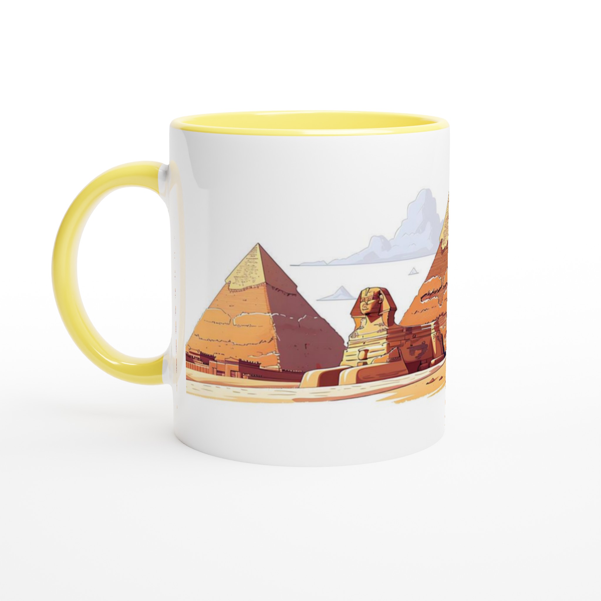 Egyptens Pyramider & Sfinx Mugg – Historisk Design för Din Kaffestund i Valfri Färg 3 b9e52df7-c358-41c1-8a68-852dc575f911
