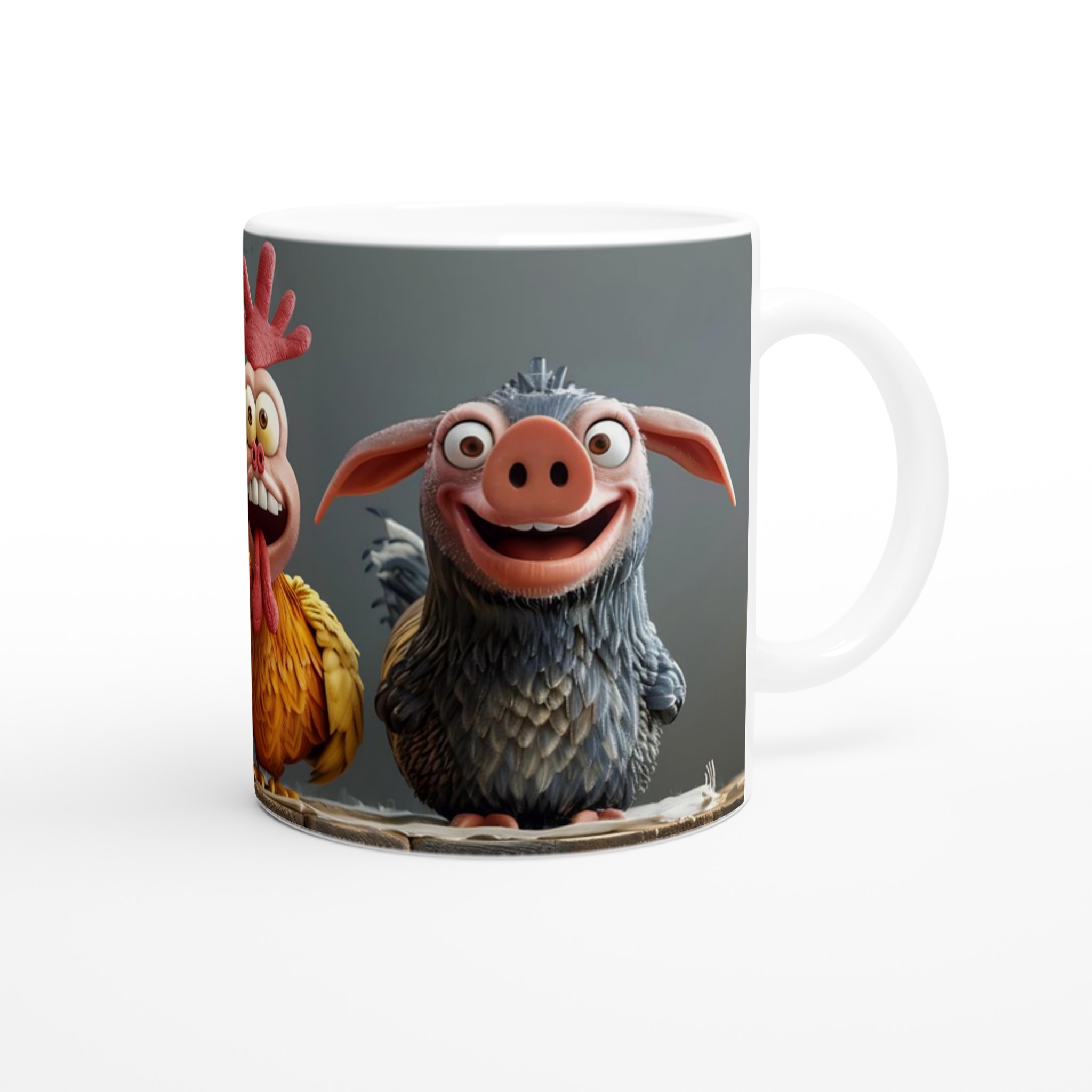 Humoristiska Bondgårdsdjur Mugg – 11oz Keramikmugg i ditt val av 7 Livfulla Färger 9 ba0a4865-1c57-4d31-91ad-529f88476224