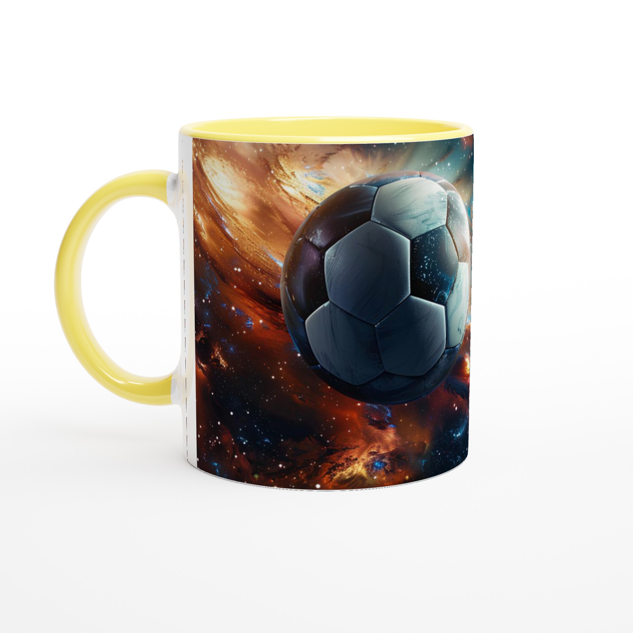 Kosmisk Fotbollsmugg - 11oz Keramikmugg för Stjärnfyllda Stunder 3 ba56026d-5c7c-4d88-93ba-5347327cdd73