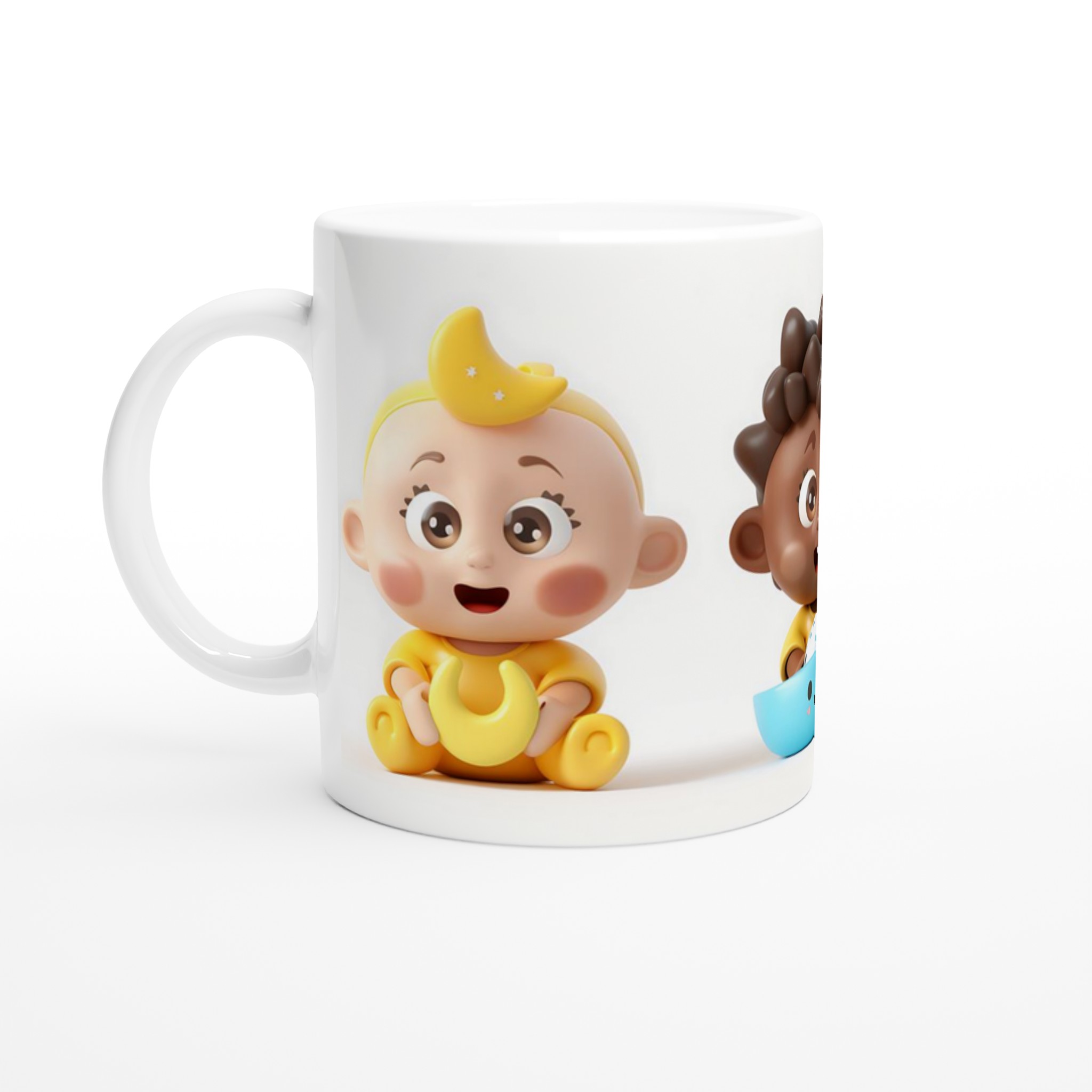 Söta Babyvänner 11oz Keramikmugg – En Charmig Gåva i Valfri Färg! 1 ba65ef6c-b48b-46c0-8b91-01caa6a247b6
