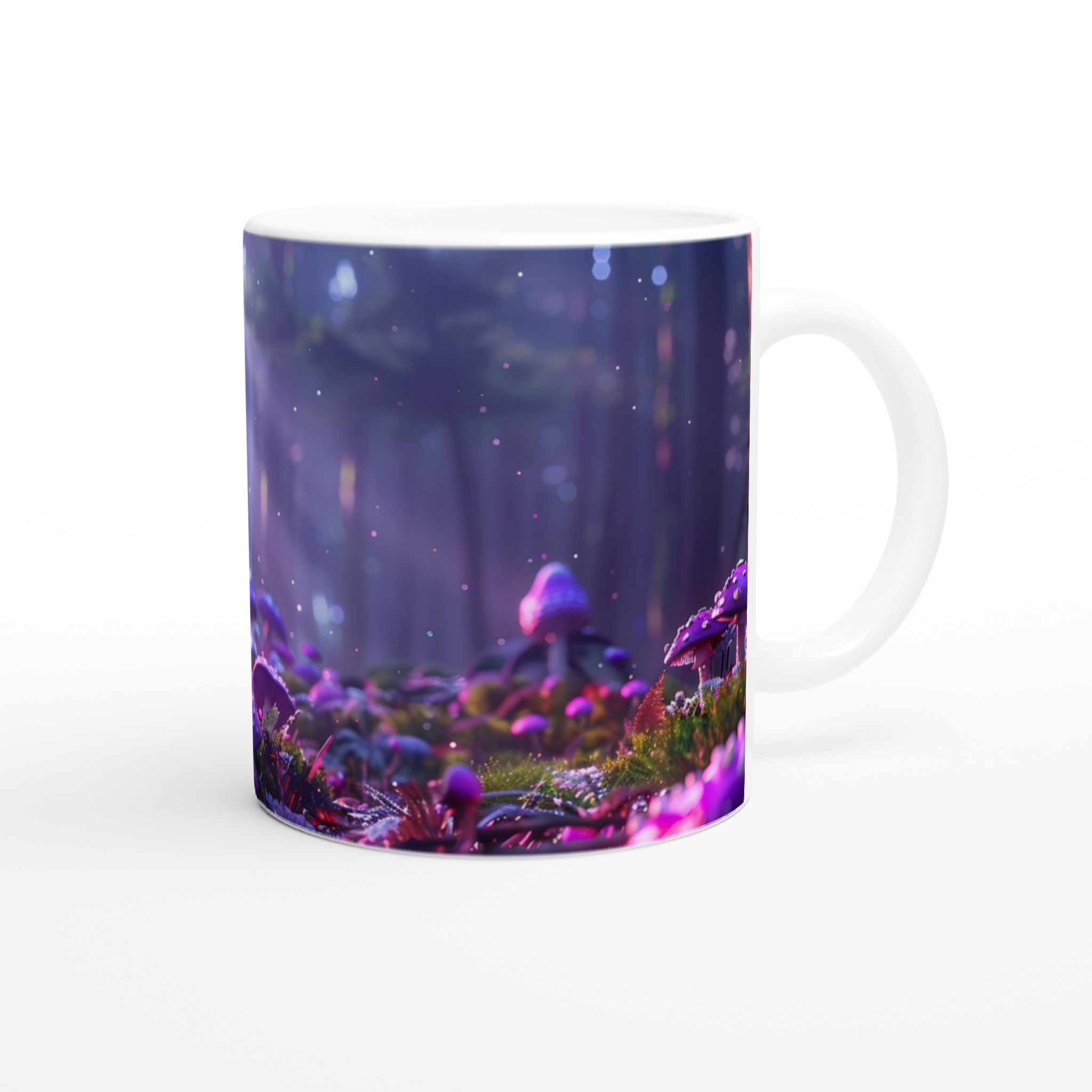 Magical Skogssvamp 11oz Keramisk Mugg – Dröm Dig Bort i Lila och Magenta 9 ba6a40eb-4675-48ac-a2e8-7a39e60bfd7e