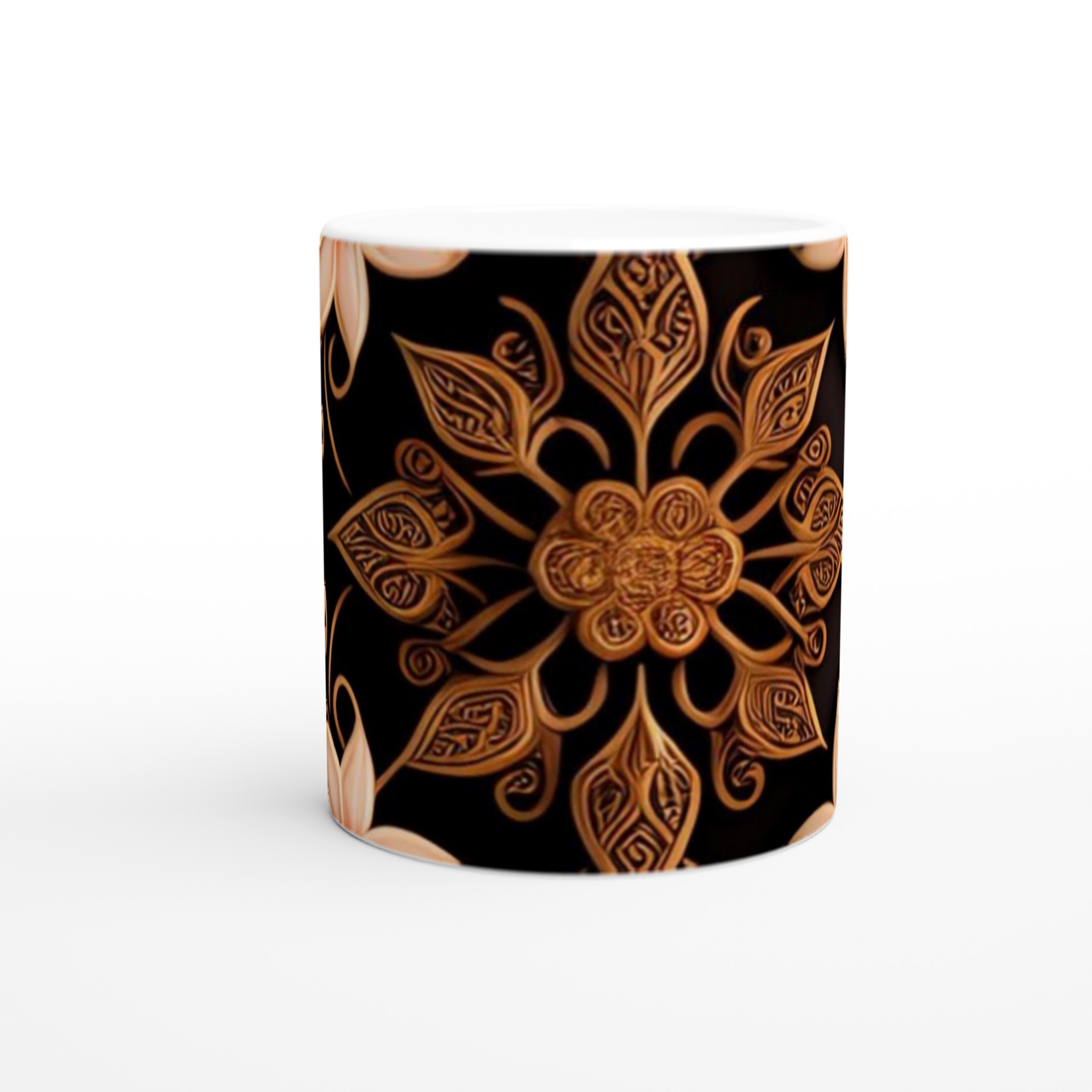 Elegant Floral Mandala 11oz Ceramic Mug – Choose Your Perfect Hue 8 ba7a3a85-8f74-4cb5-ad8c-15894c6797cb