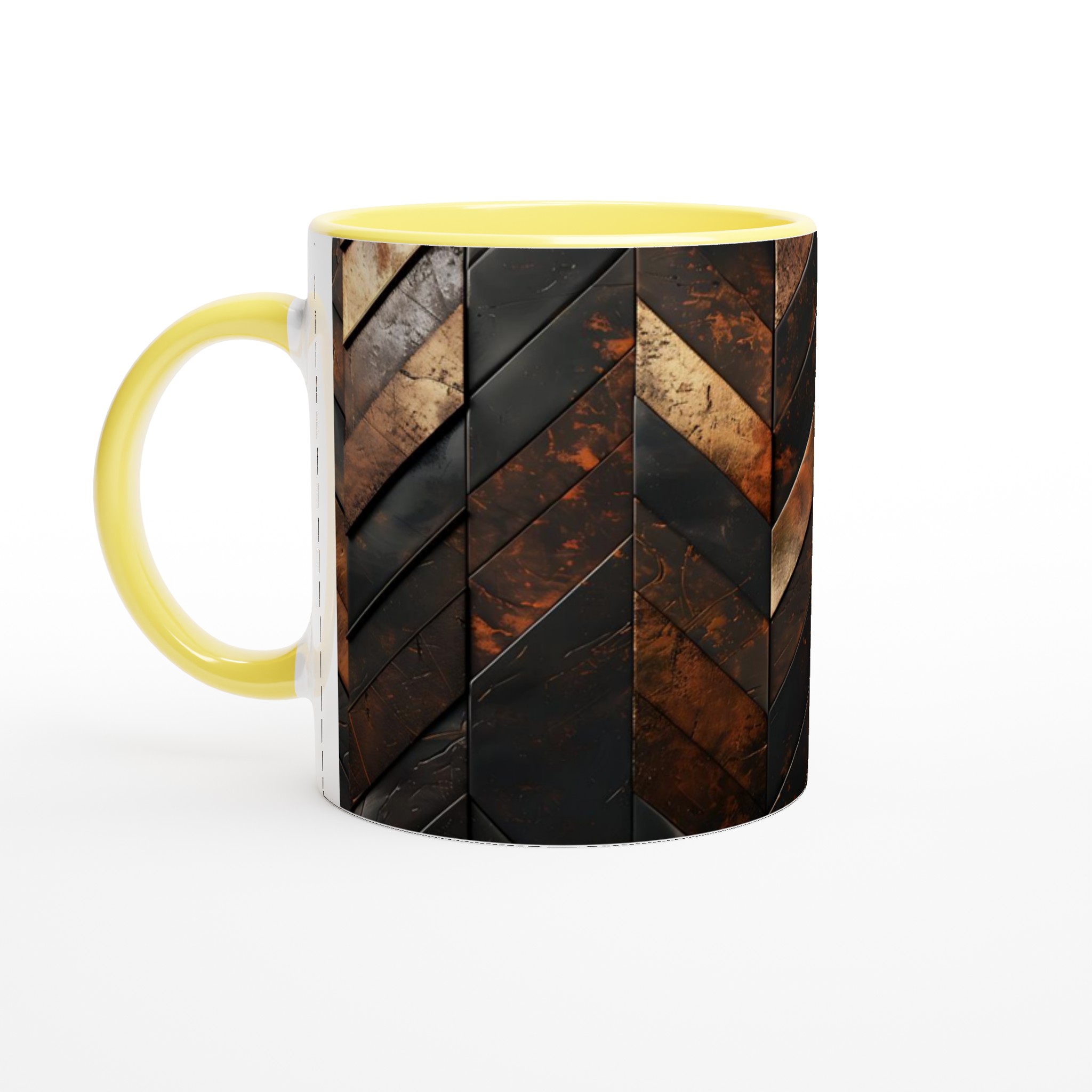 Rustik Chevron 11oz Keramisk Mugg – Elegans i Koppar & Mörkt Trä 3 ba8b6a41-22b9-4bc3-aaa9-9a6db51df2c3