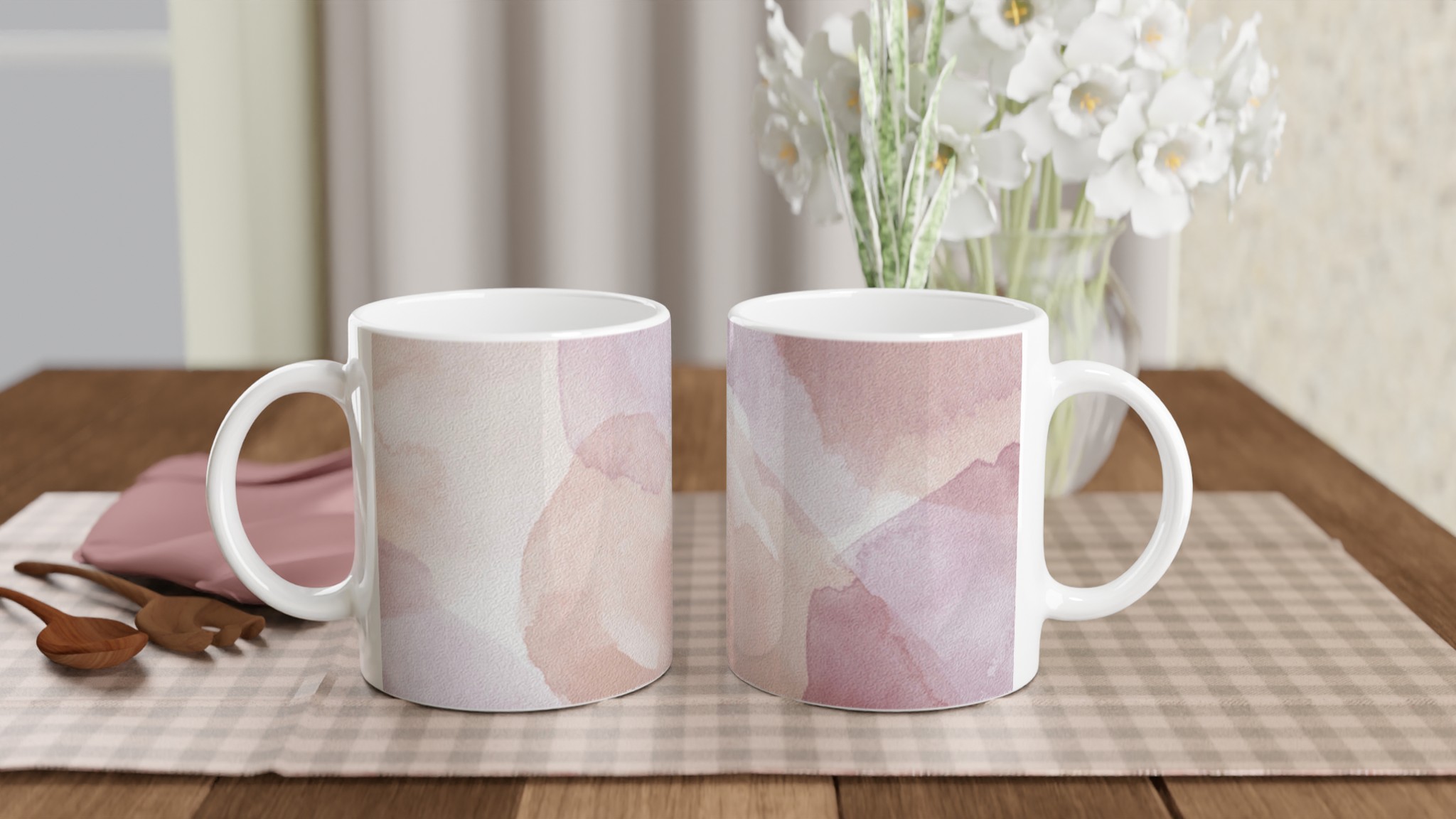 Elegant 11oz Vit Keramisk Mugg i Mjuka Pastelltoner – Välj Din Favoritfärg 10 bac279ac-e837-494d-9f64-9e07f376cd36