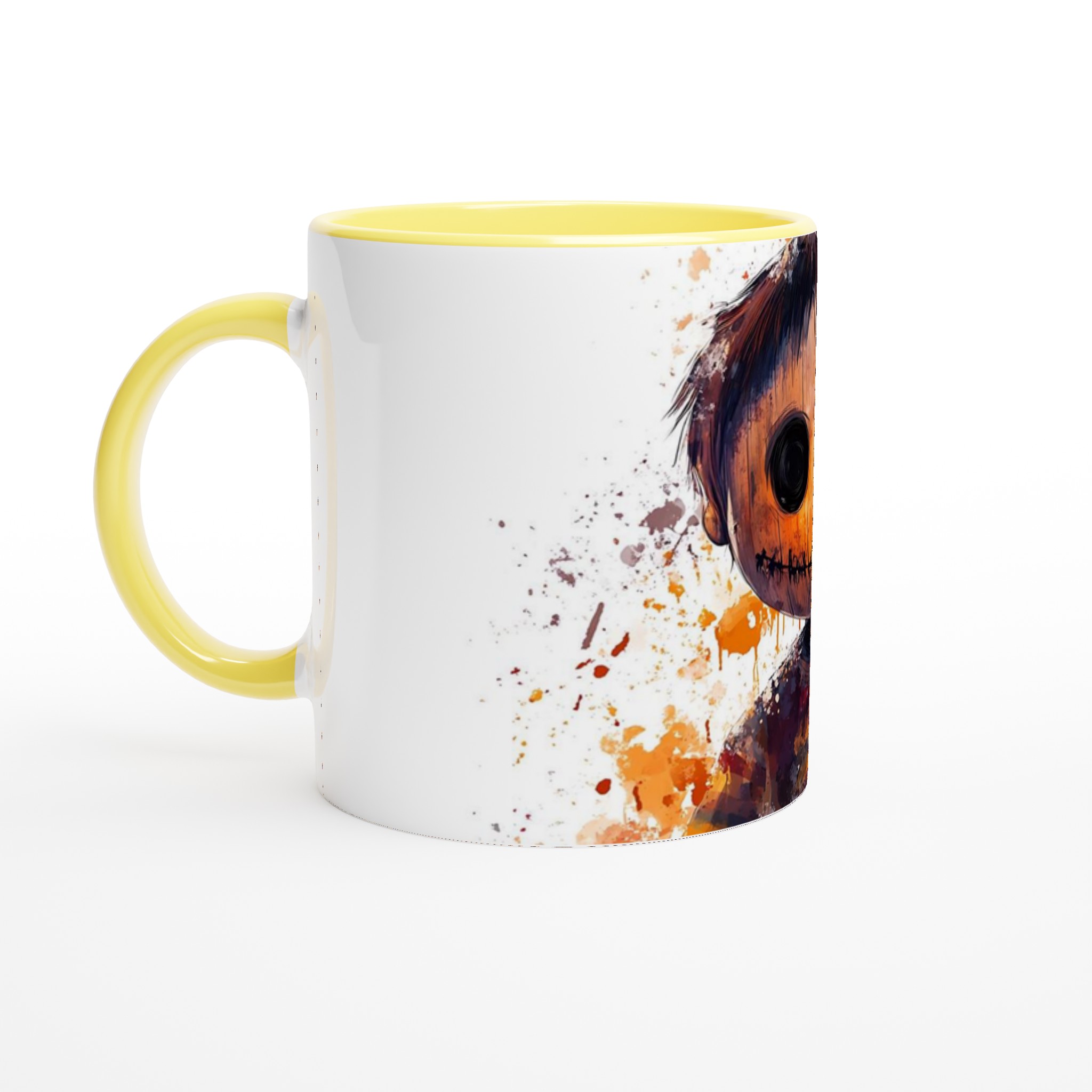 Unik Halloween Docka Mugg - Keramisk 11oz Kaffekopp med Mörk & Konstnärlig Design 3 badb35e2-fa00-458b-b0fe-29ddf0b4c96f