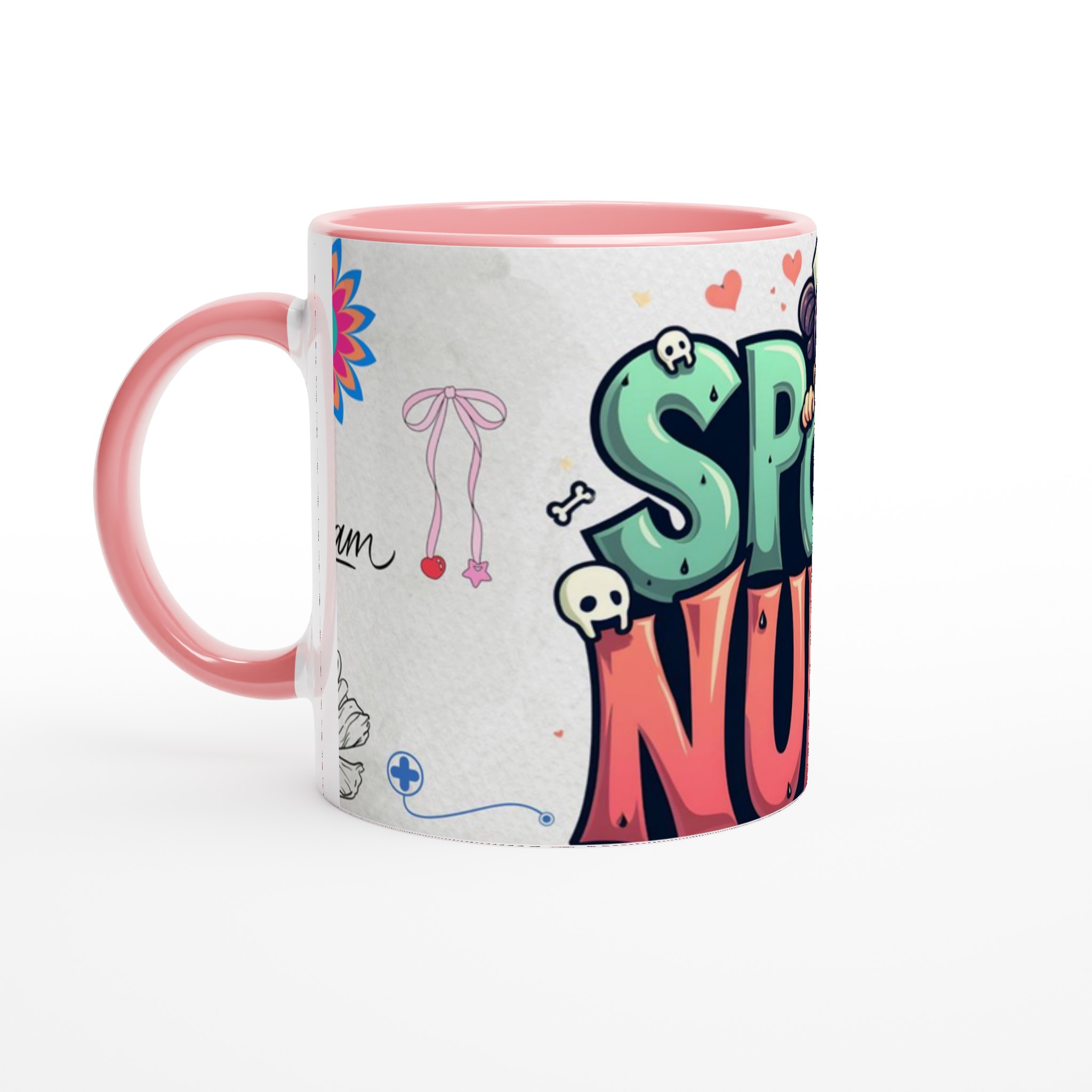 Spooky Nurse 11oz Keramisk Mugg – Färgstark, Lekfull & Perfekt för Alla Humör 6 bafbc94a-23cd-4f83-a914-728e17aa9daf