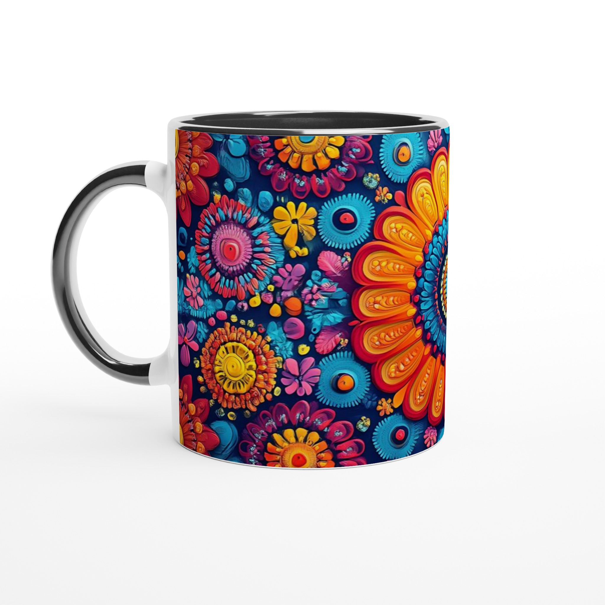 Mexican Fiesta Floral Mugg – Livfulla färger för din vardag 4 bb04a733-690b-4493-bb11-66dbd64c4a3f