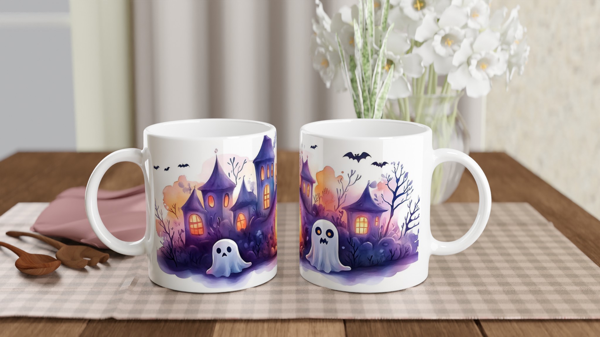 Mystisk Spökhusmugg - Perfekt för Halloween & Mysiga Kvällar i Valfri Färg! 10 bb07510d-6c82-4d86-930e-821308f6902a