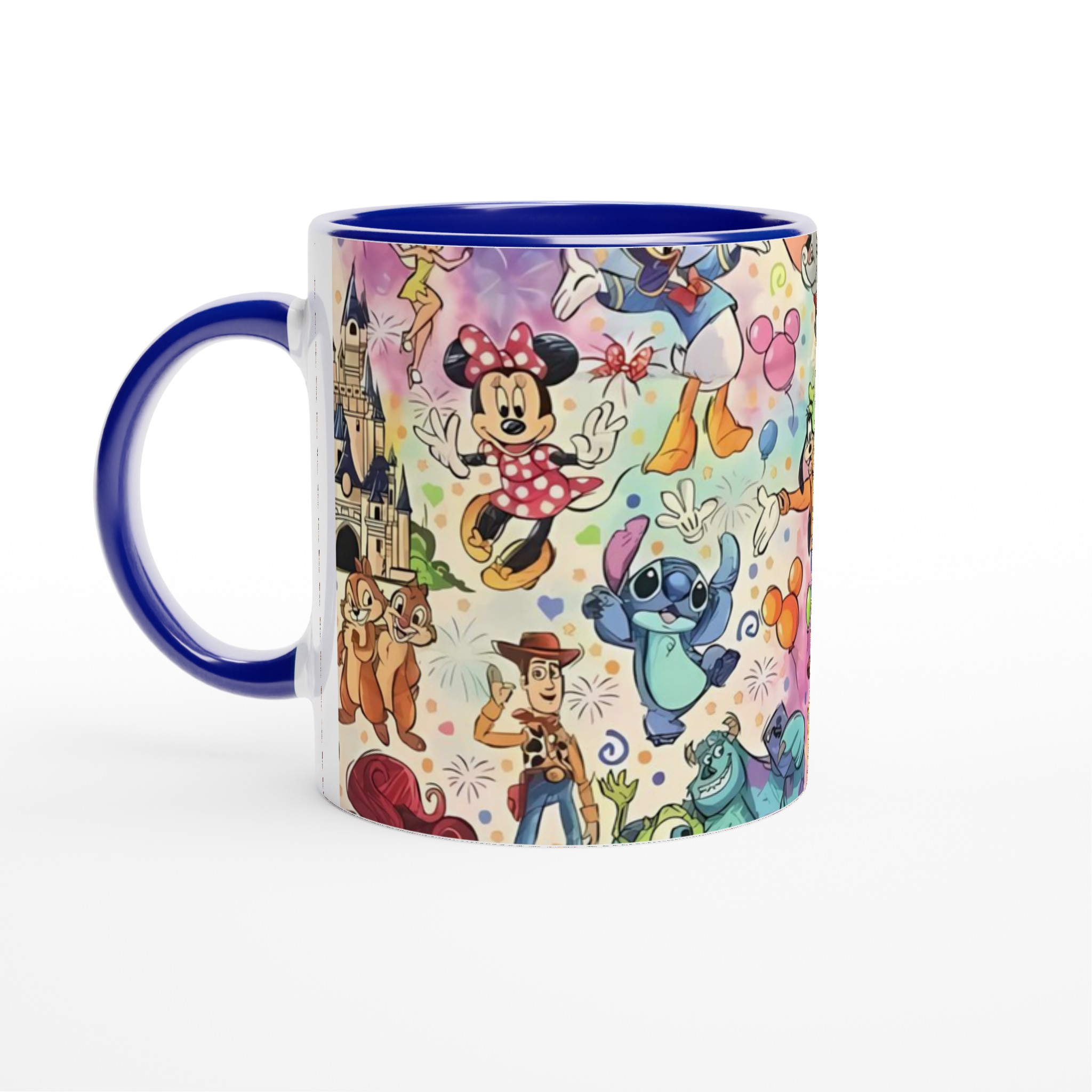 Vit 11oz keramisk mugg med lekfulla Disney-ikoner i livfulla färger 2 bb5663a4-58b8-4efd-85a5-c7f84ba93de4