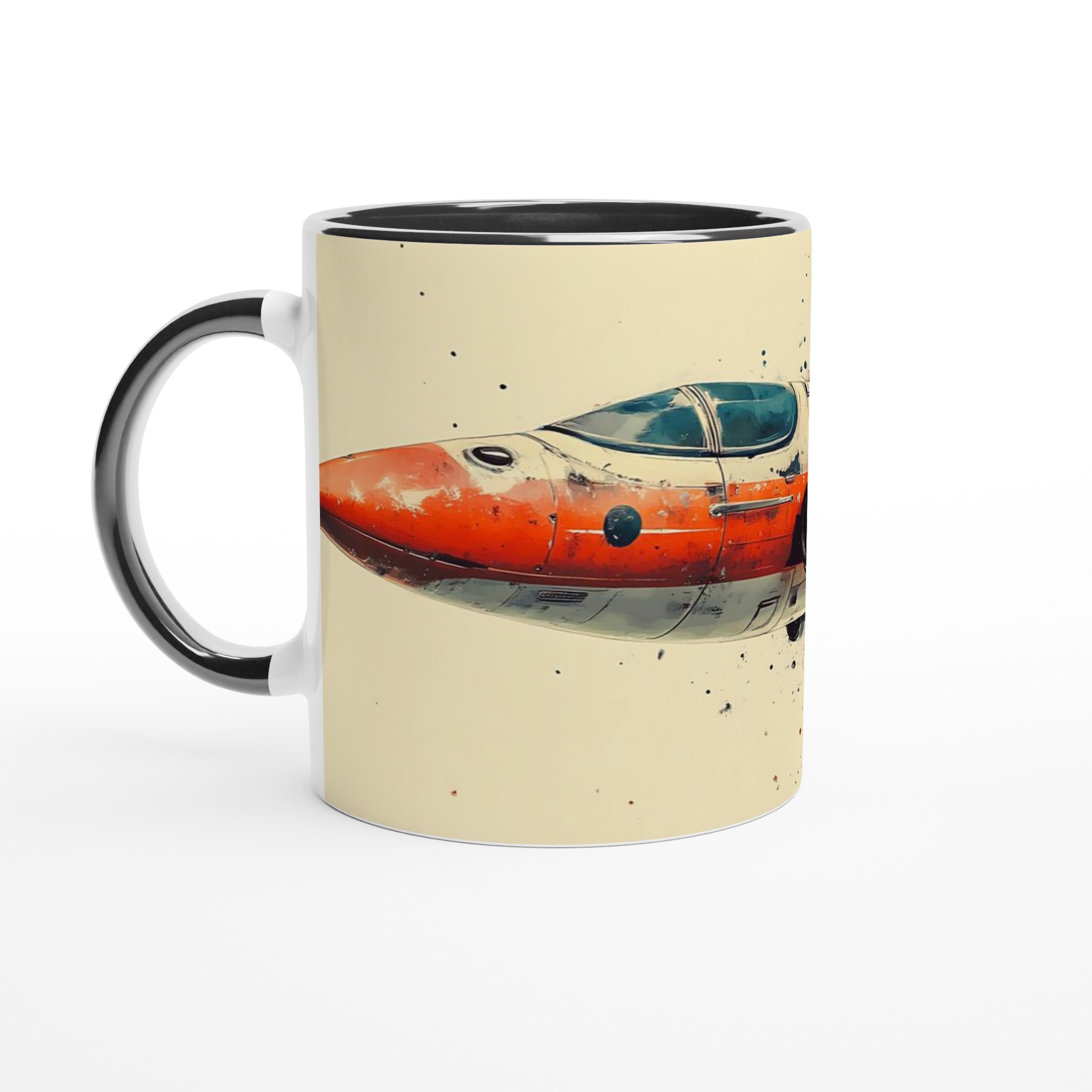 Retro Rymdskepp Keramikmugg - 11oz, Välj bland 7 Livfulla Färger för Sci-Fi Fantasten 4 bb5d42bf-65b9-4868-abe9-4719a50bd2f9