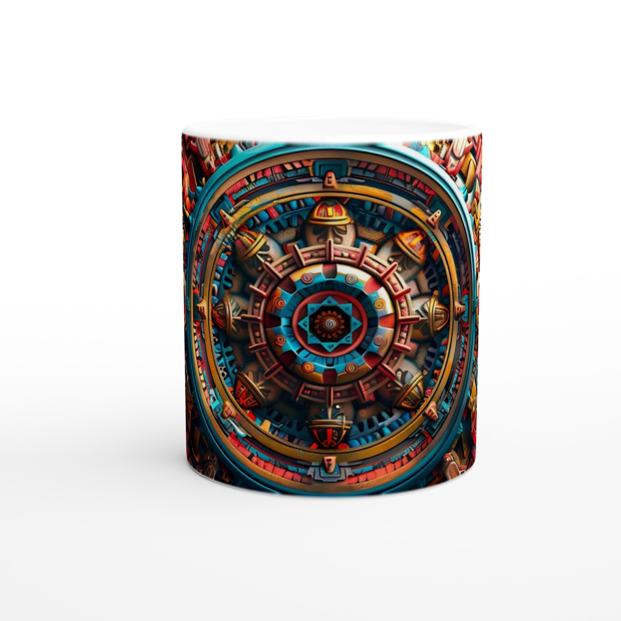Aztec Fusion 11oz Keramisk Mugg - Levande Konst för Dina Fikapauser i Ditt Val av Färg! 8 bb7d4e08-de7f-463a-9e6b-2f34325d31e8