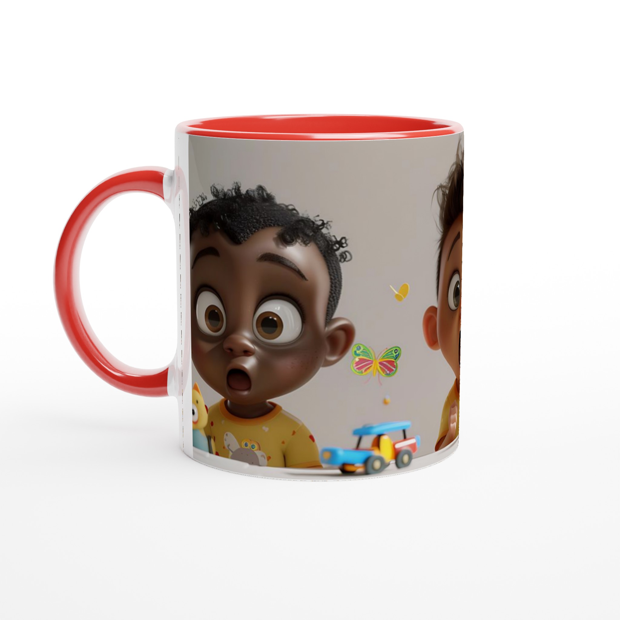 Förvånade Barn! Kaffe-/Temugg - 11oz Keramisk Mugg i Valfri Färg för En Lekfull Start på Dagen 5 bc287cda-f3d3-4179-8d88-38b4462fee94