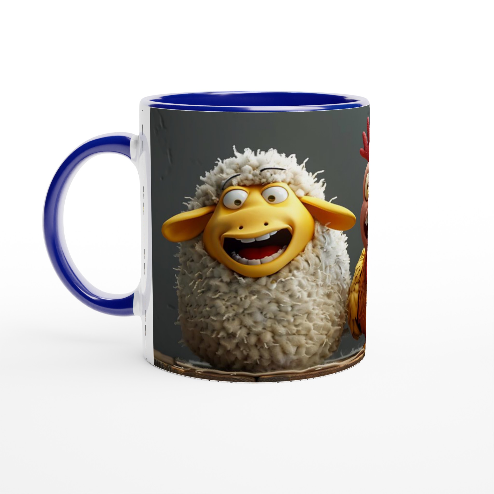 Humoristiska Bondgårdsdjur Mugg – 11oz Keramikmugg i ditt val av 7 Livfulla Färger 2 bc28cffb-ab6f-4ab0-b889-e7e2af1ca782