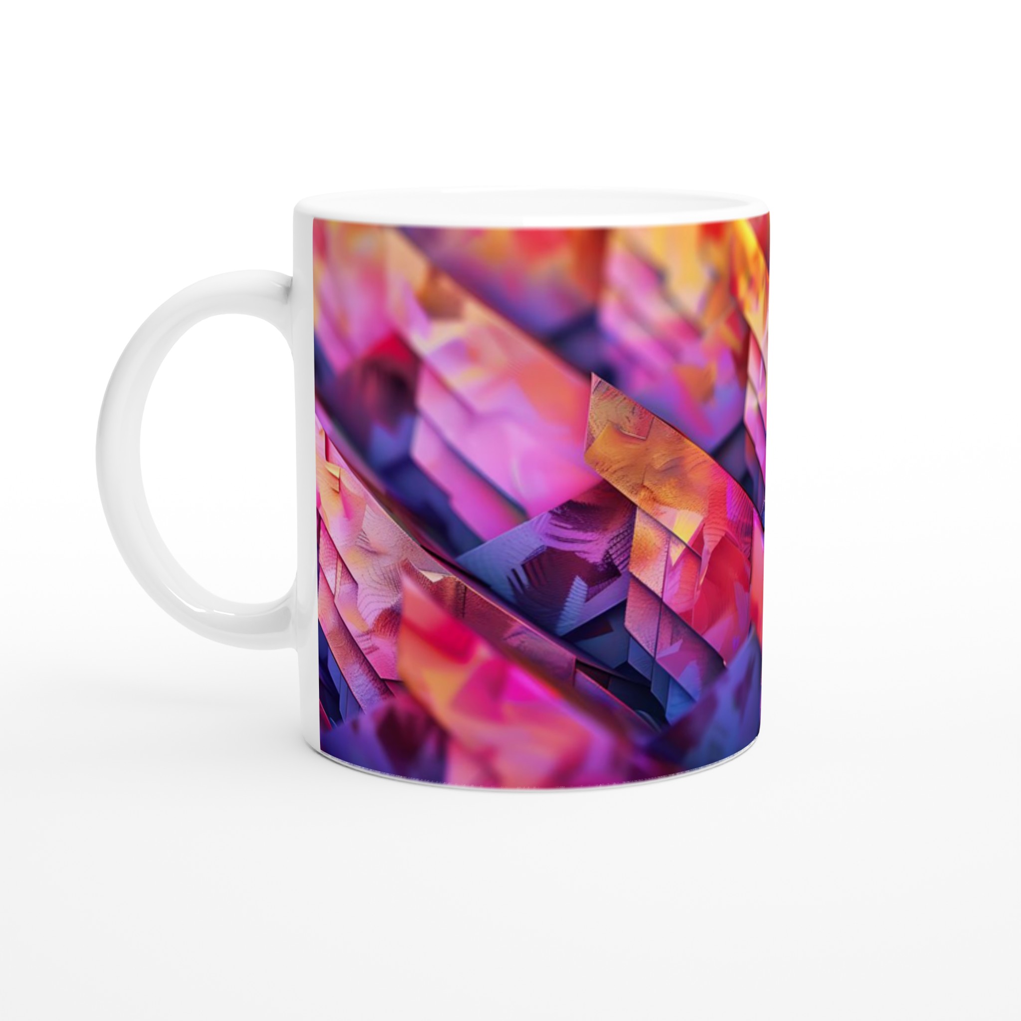 Abstrakt Mosaik Keramisk Mugg – Konstfull Design i Väljbara Färger, 11oz 1 bc3f77ab-70c0-442e-ac3c-357a308c2ceb
