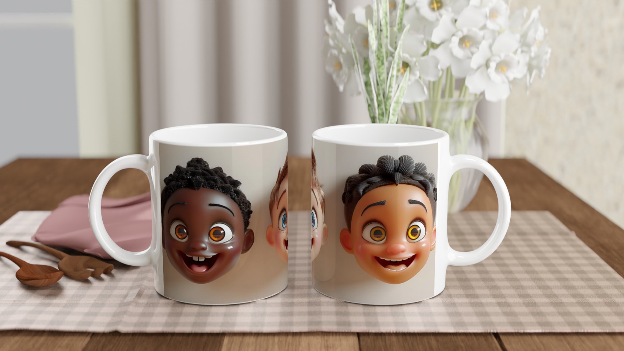 Glad Cartoon Ansikte Keramikmugg – En Färgstark Start på Dagen! 10 bc6170d0-4928-4d75-9446-d449030a15c8